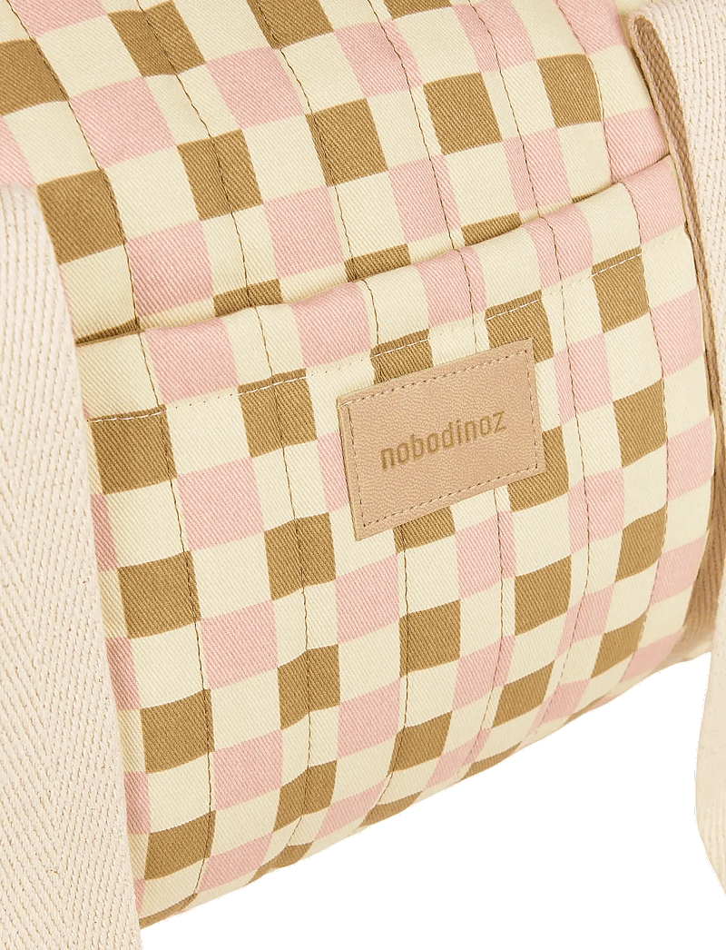 NOBODINOZ - Weekend bag Hyde Park - wickeltaschen - yellow pink mosaic - 5