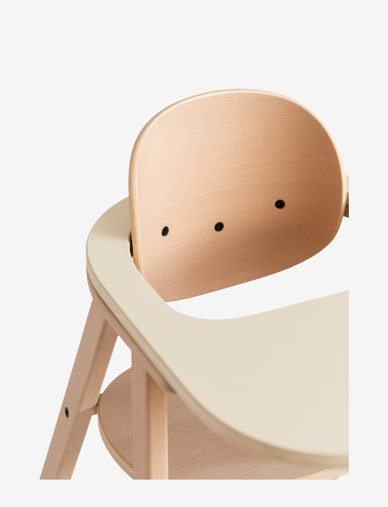 NOBODINOZ - GROWING GREEN TRAY TABLE FOR HIGH CHAIR - babystühle & accessoires - beech wood - 2