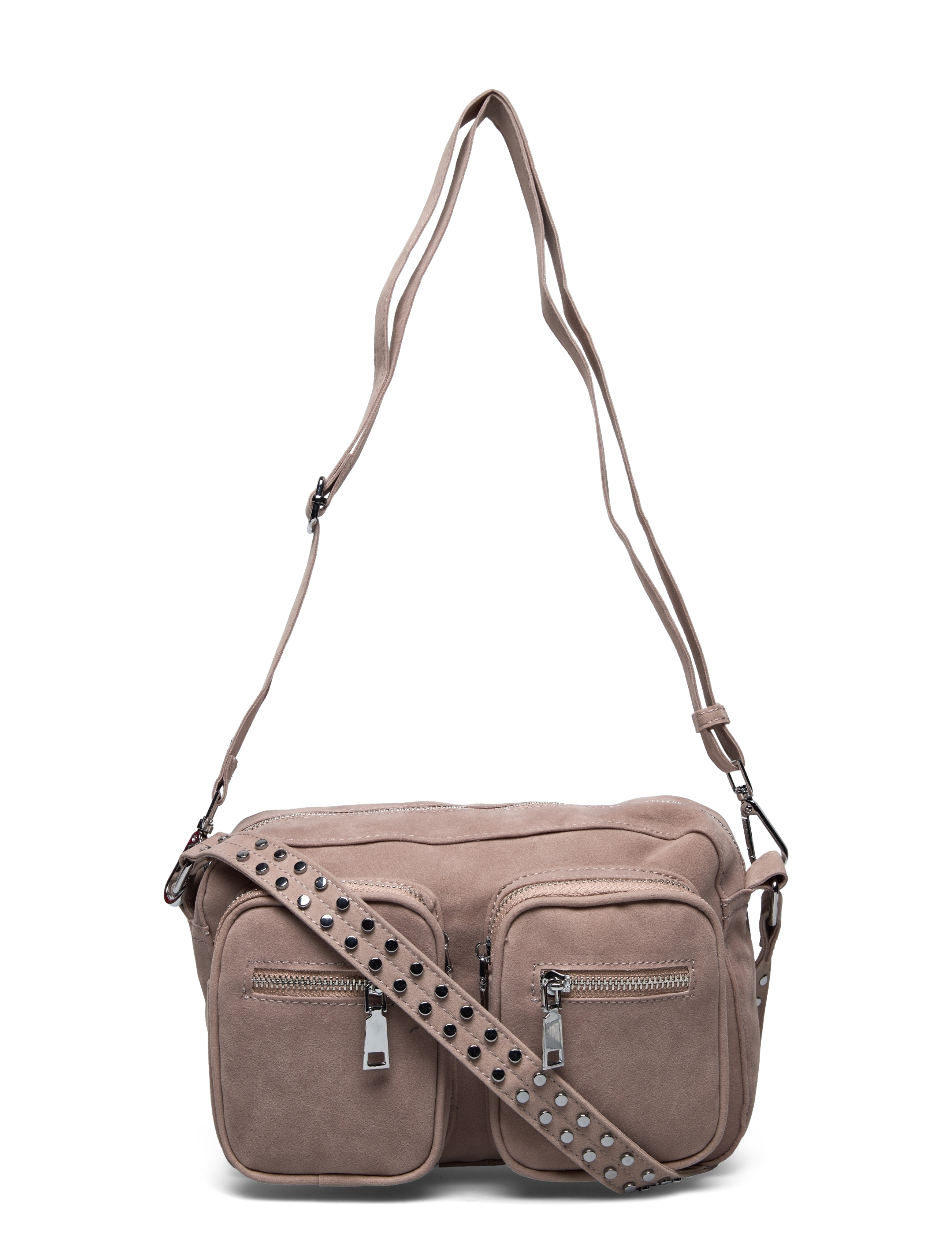 Noella Celina Bag Taupe, Kvinder, Nittet Skuldertaske, Brun, Str: ONE SIZE