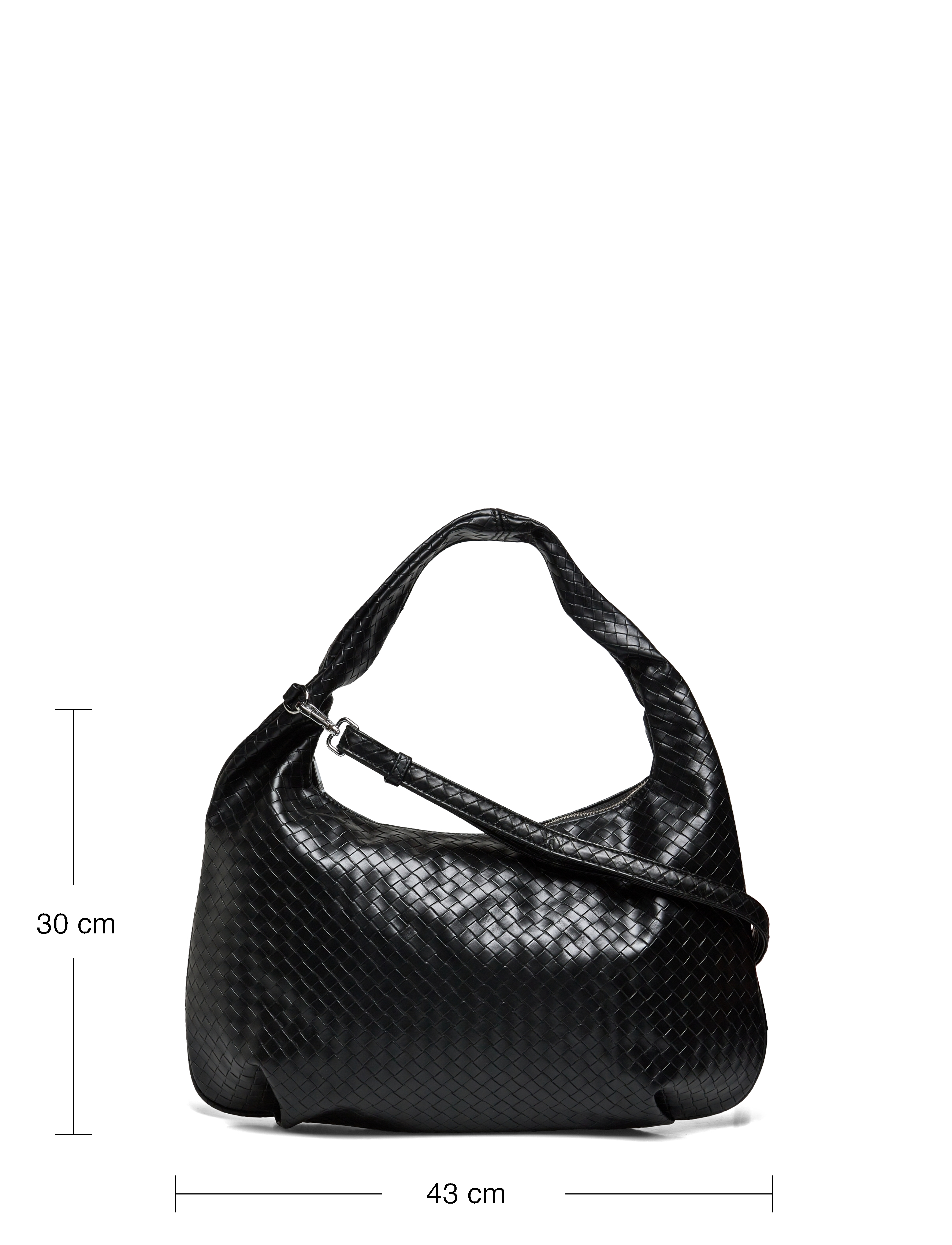 Noella - Peony Hobo Bag - aksesuarai - black - 5