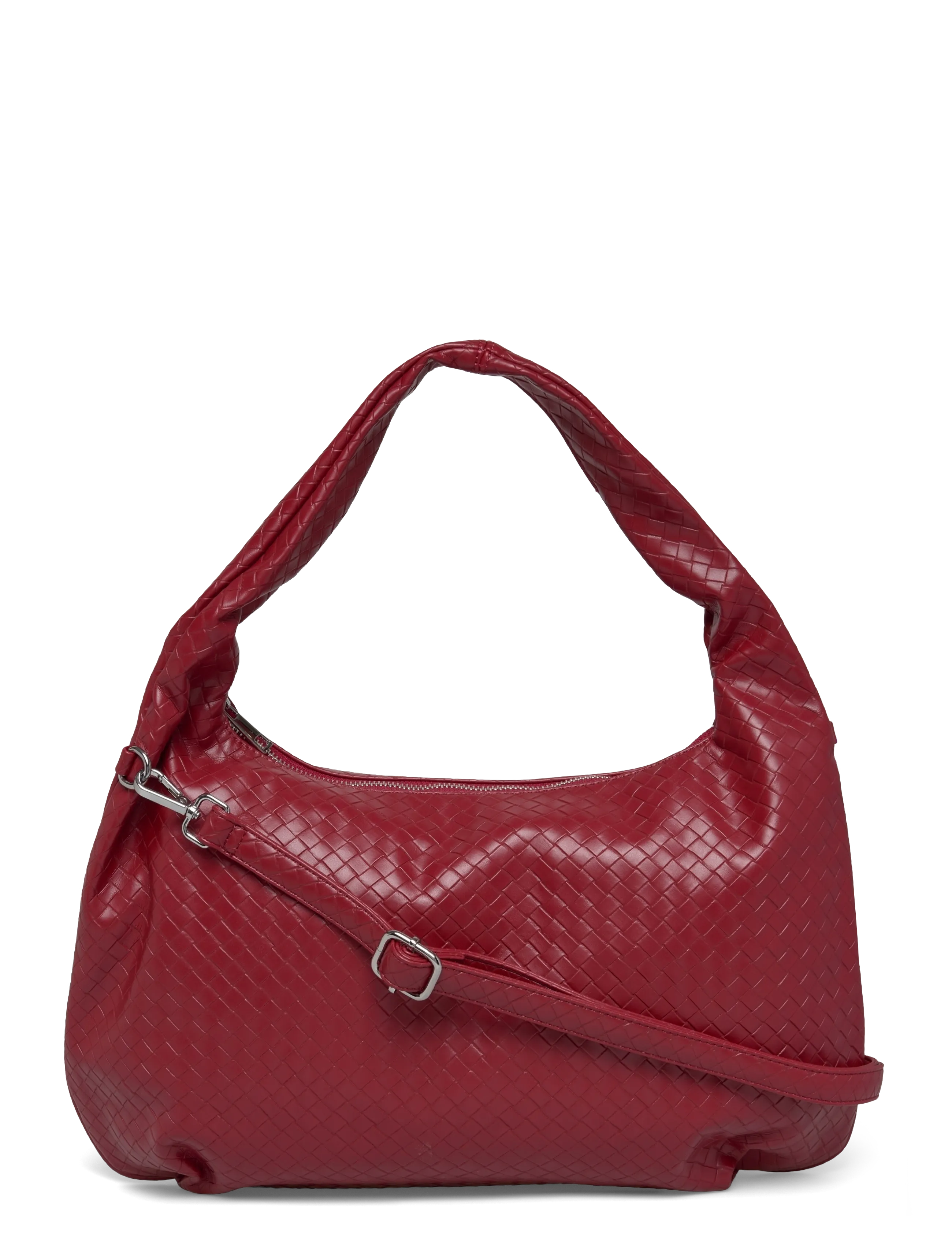 Noella Peony Hobo Bag, Kvinder, Flettet Hobo Taske, Rød, Str: ONE SIZE