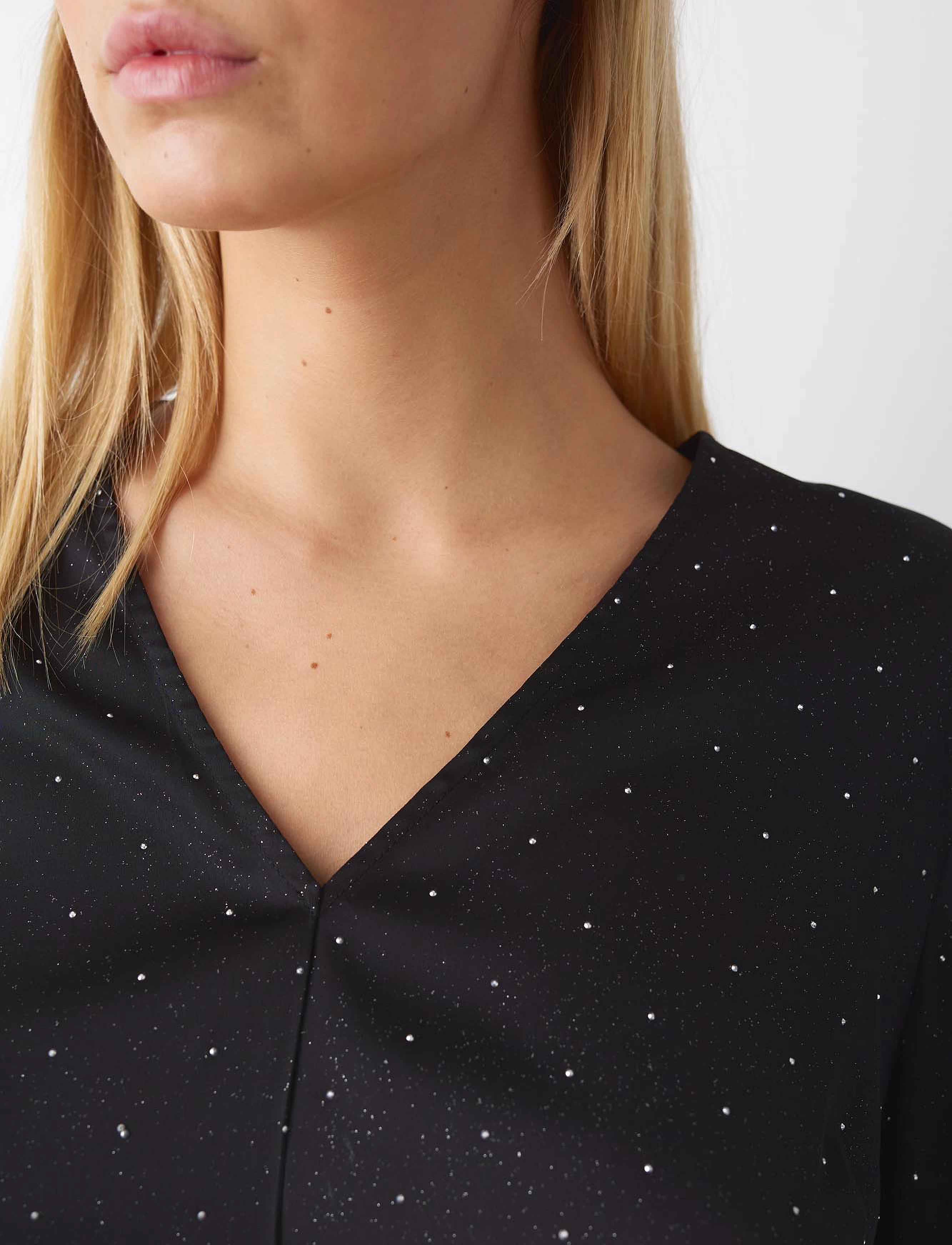 Noella - Serafinella Blouse - langærmede bluser - black - 3