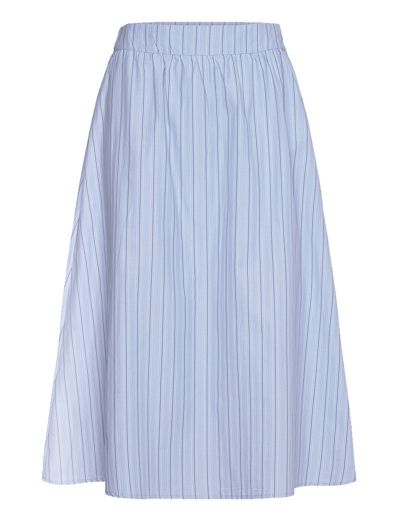 Noella - Sally Skirt - midi kjolar - light blue stripe - 0