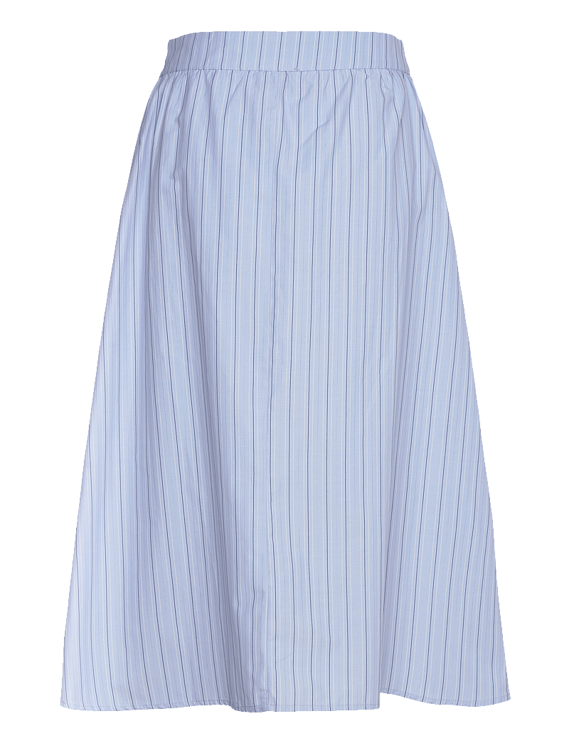 Noella - Sally Skirt - midi kjolar - light blue stripe - 1