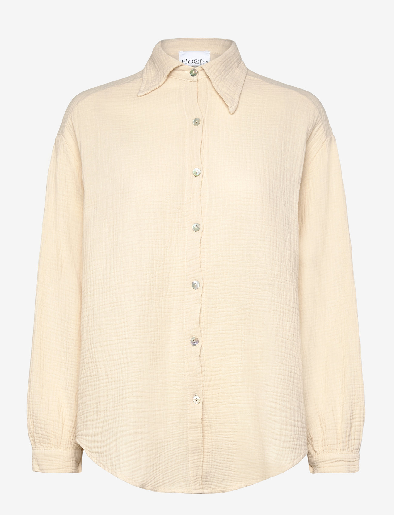 Noella - Suri Shirt - langærmede skjorter - ivory - 0