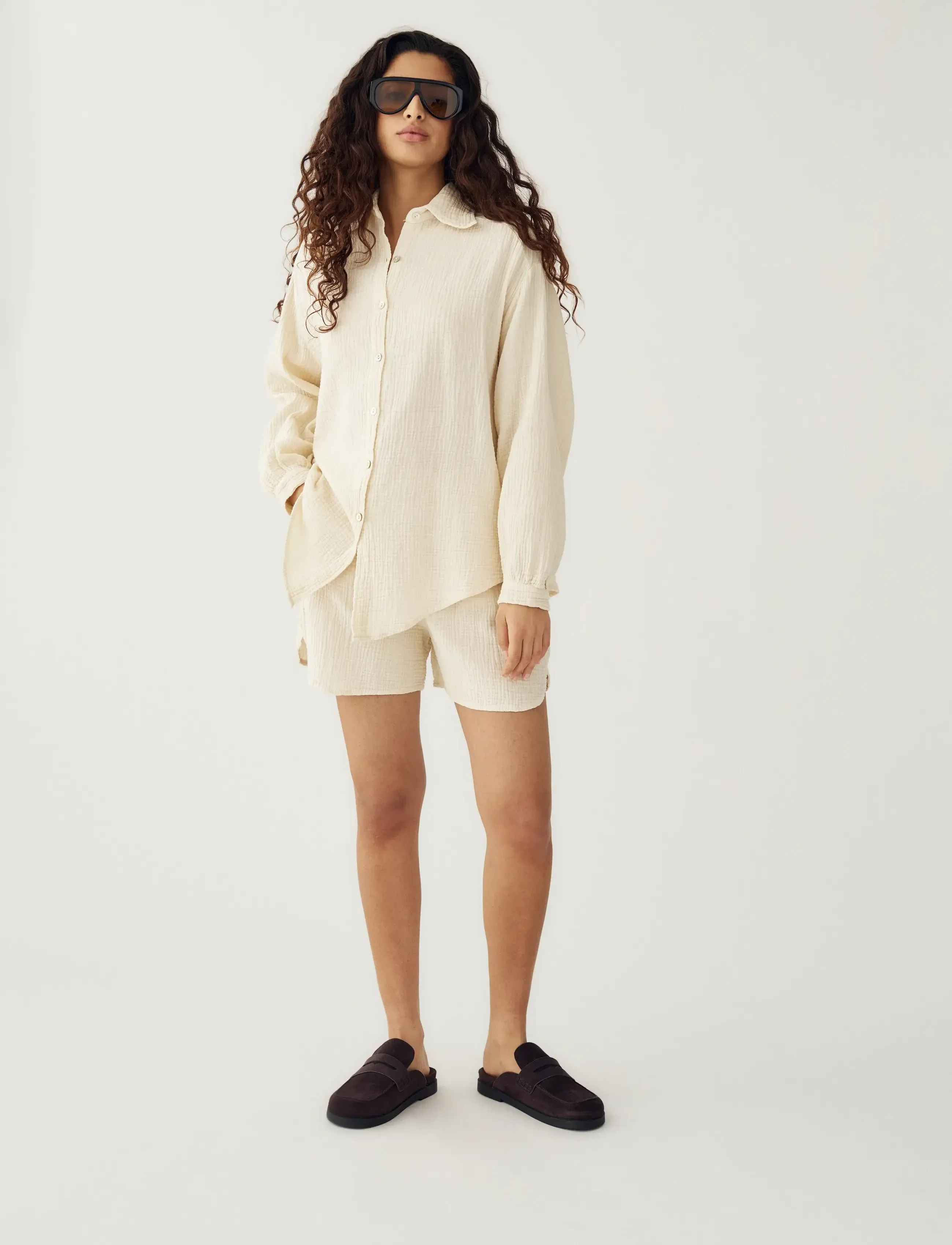 Noella - Suri Shirt - overhemden met lange mouwen - ivory - 4