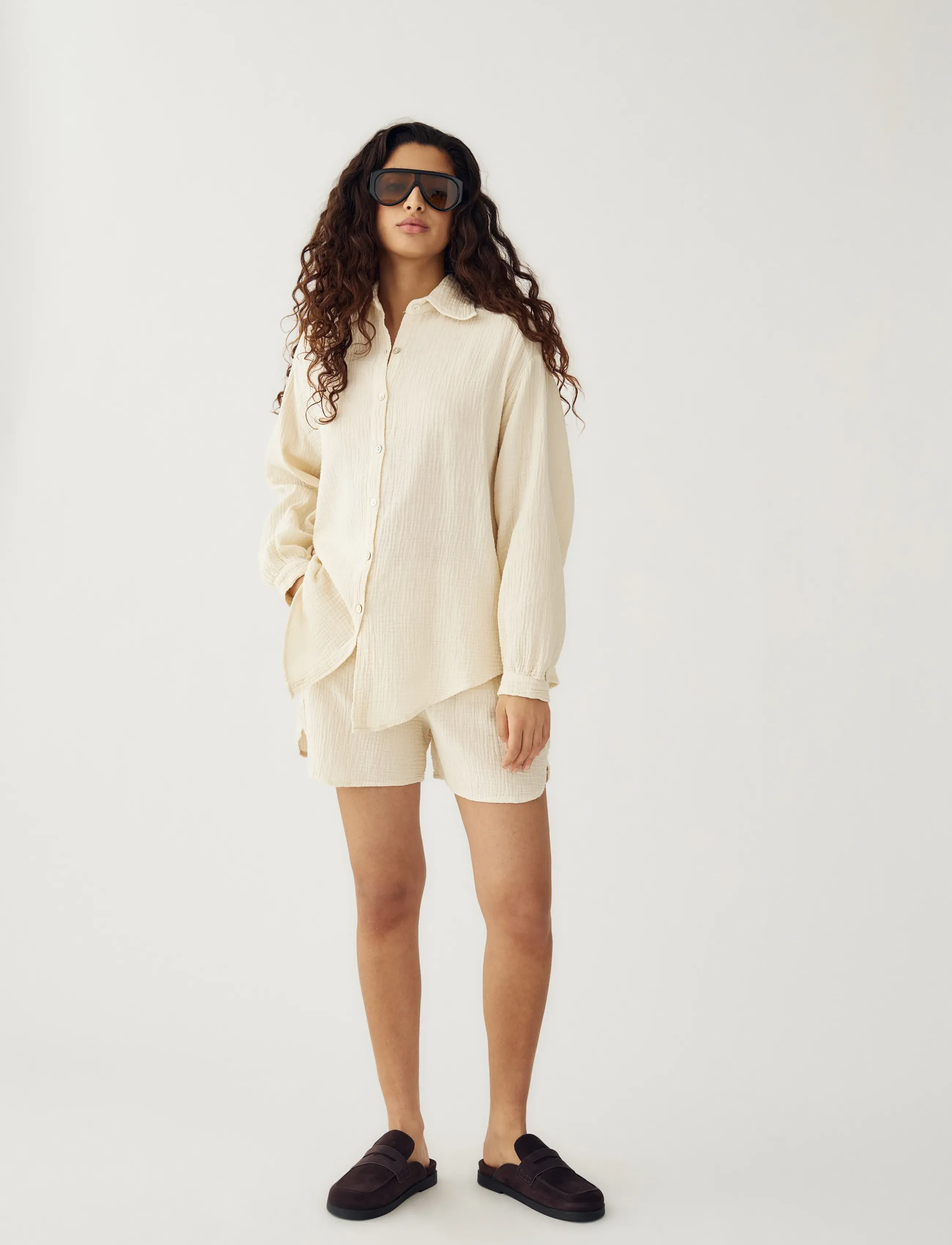 Noella - Suri Shorts - casual shorts - ivory - 5