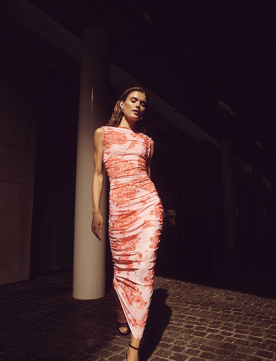 Noella - Sutton Dress - etuikleider - rose print - 0