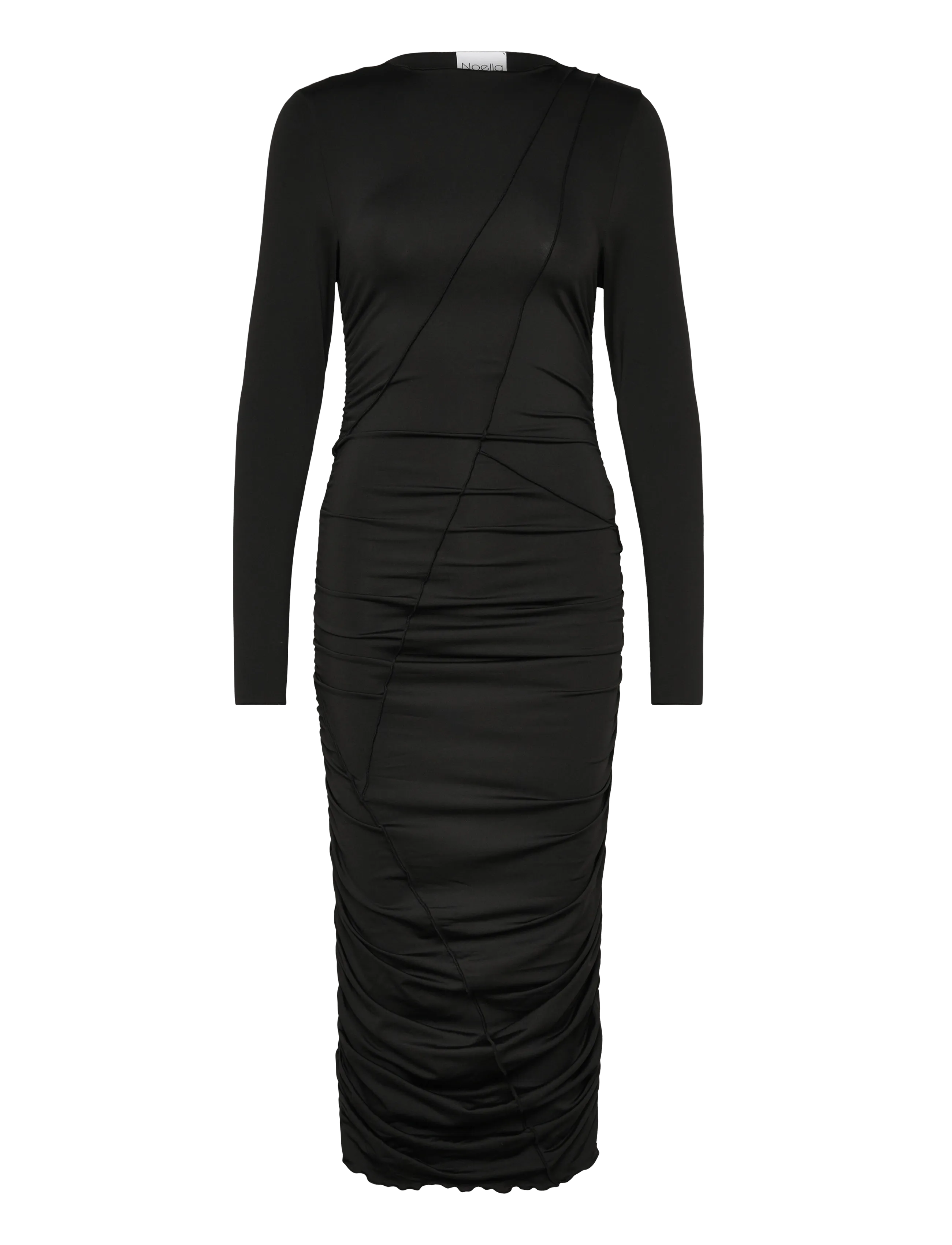 Noella Sutton Ls Dress, M, Dresses, Schwarz - Knee-length & Midi, Frauen