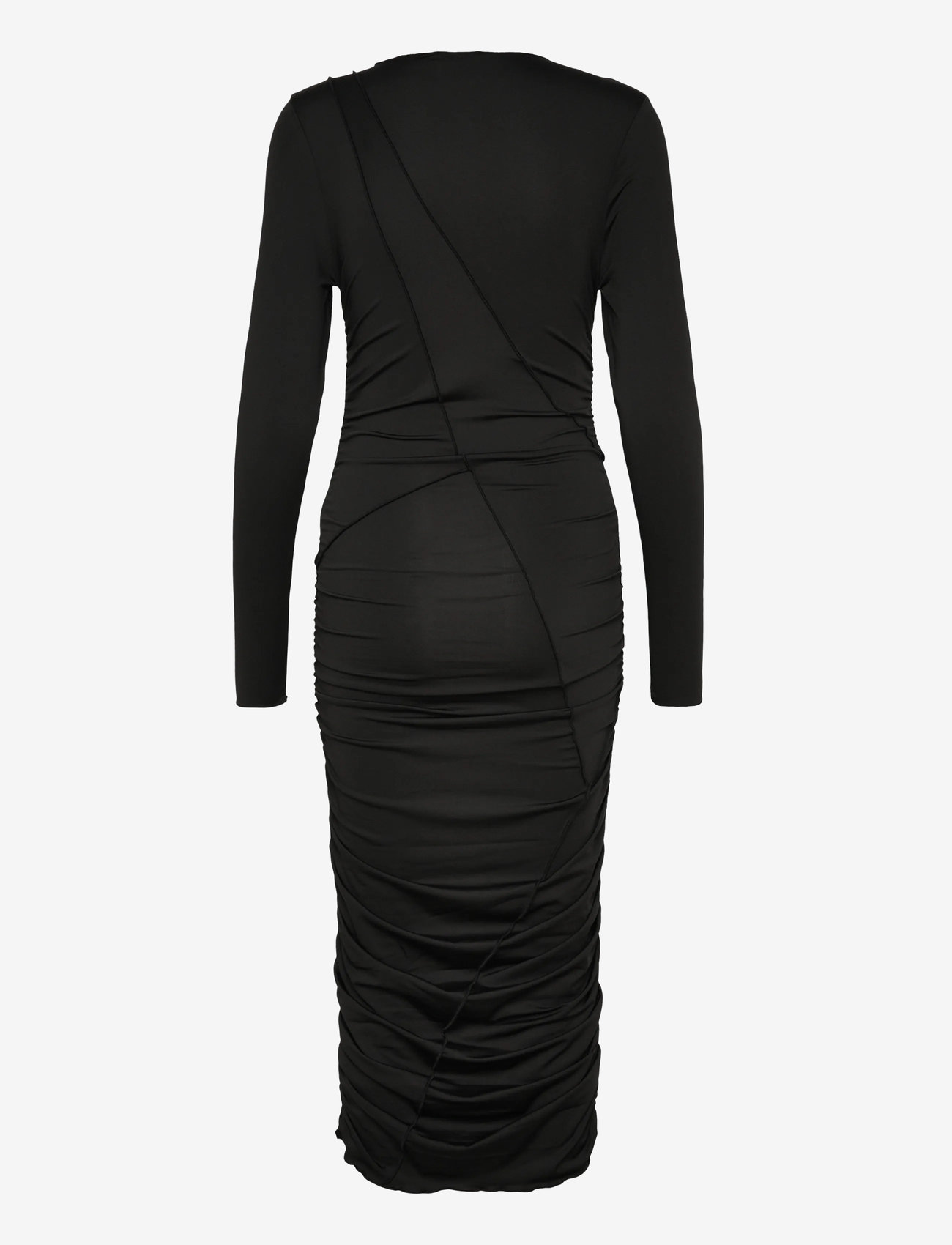 Noella - Sutton LS Dress - t-shirtklänningar - black - 1