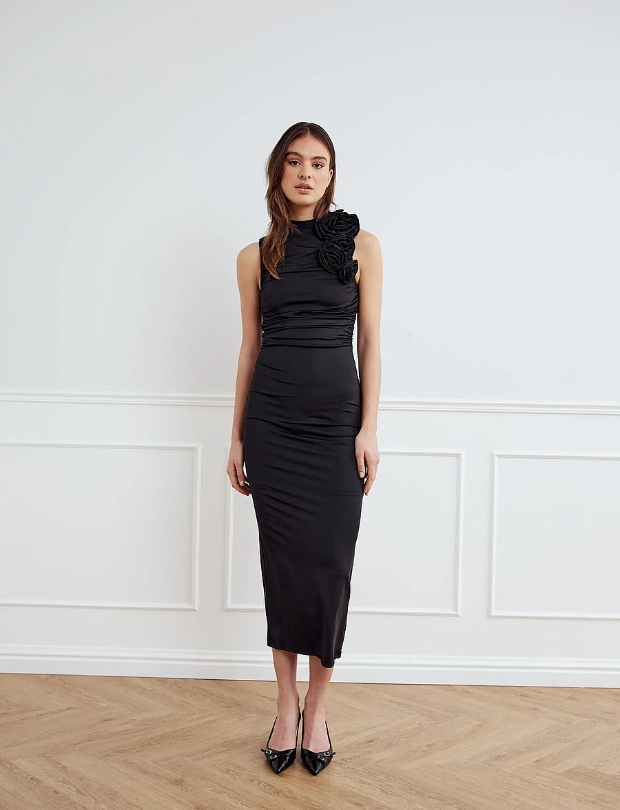 Noella - Liba Dress - sukienki maxi - black - 0