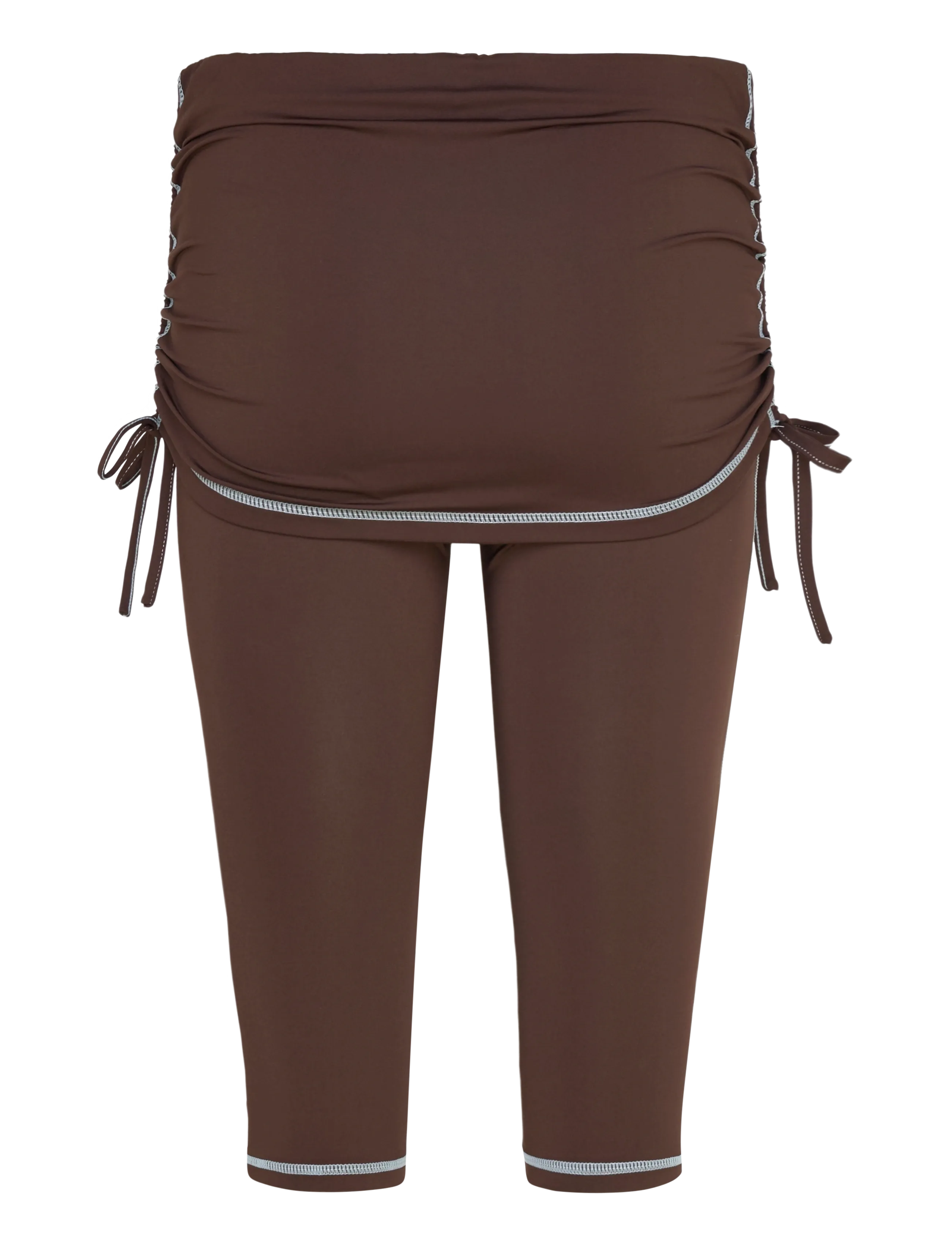 Noella - N-Lorena MW Capris - pantalons capri - chocolate - 1