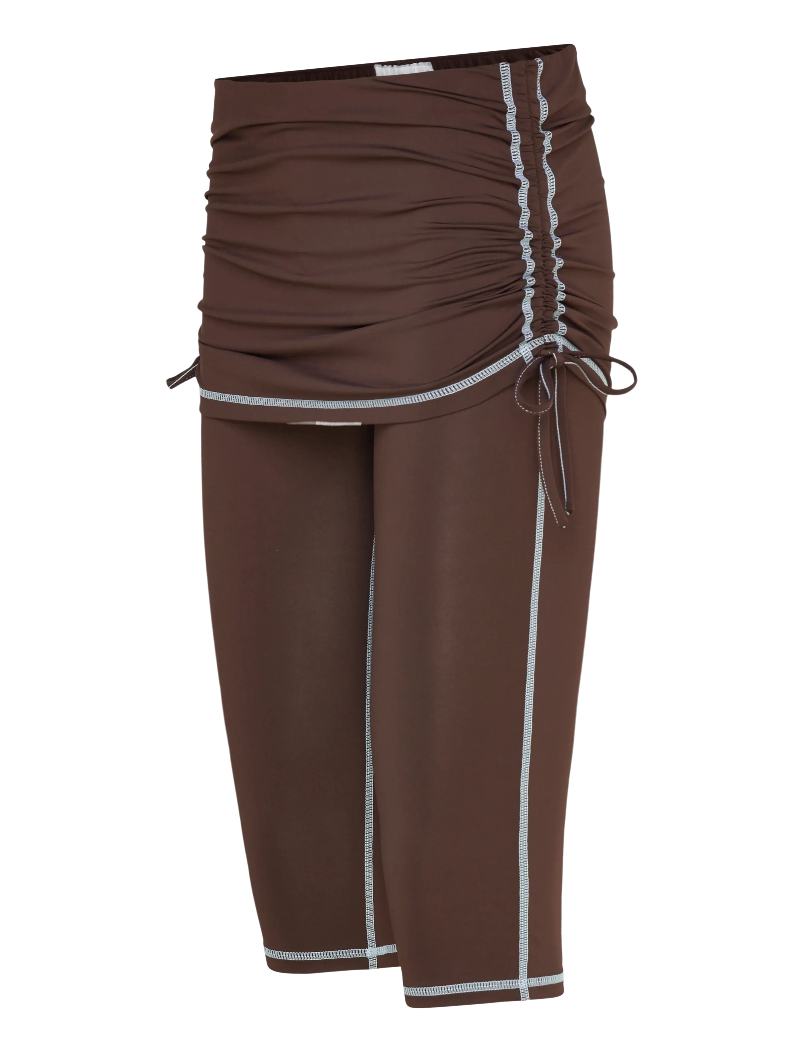 Noella - N-Lorena MW Capris - pantalons capri - chocolate - 2