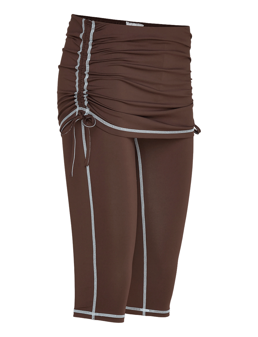 Noella - N-Lorena MW Capris - caprihose - chocolate - 4