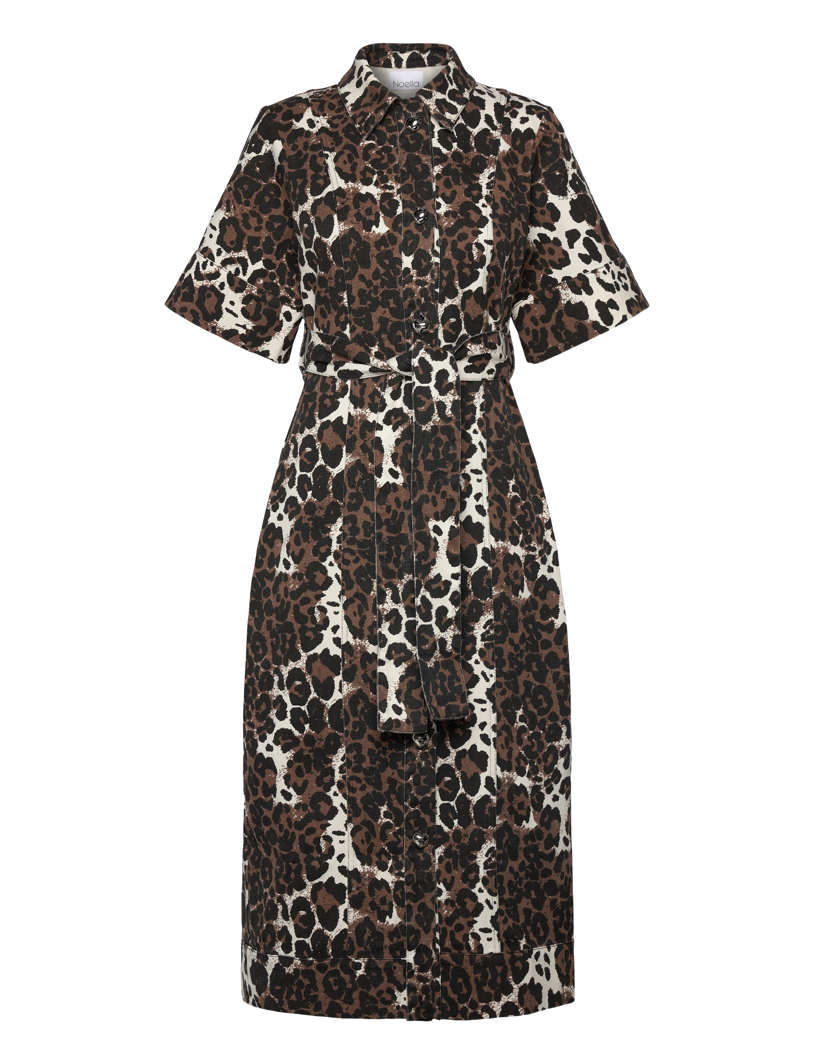 Noella Keisley Dress - Kjoler - TALEAH PRINT / brown