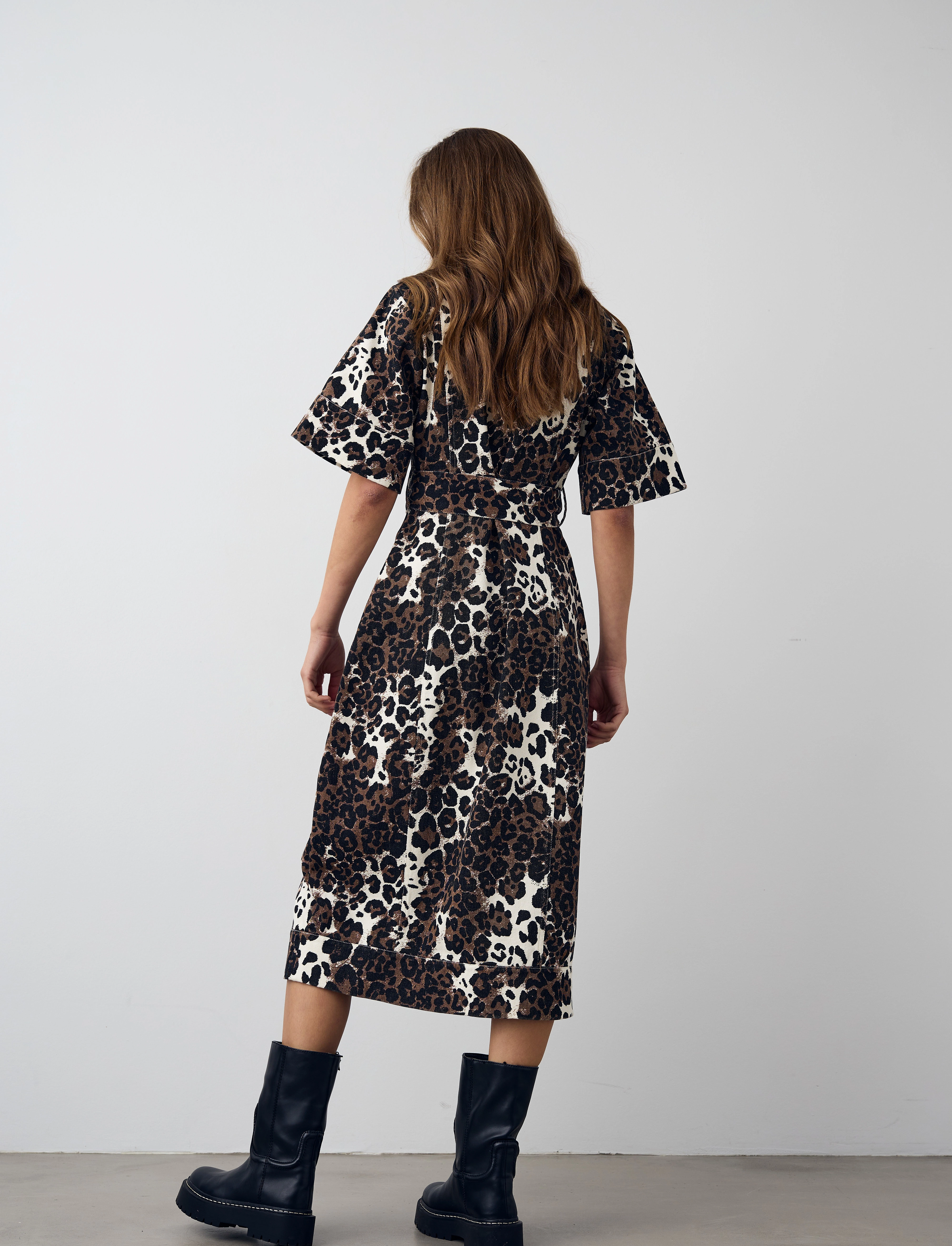 Noella - Keisley Dress - skjortekjoler - taleah print - 4