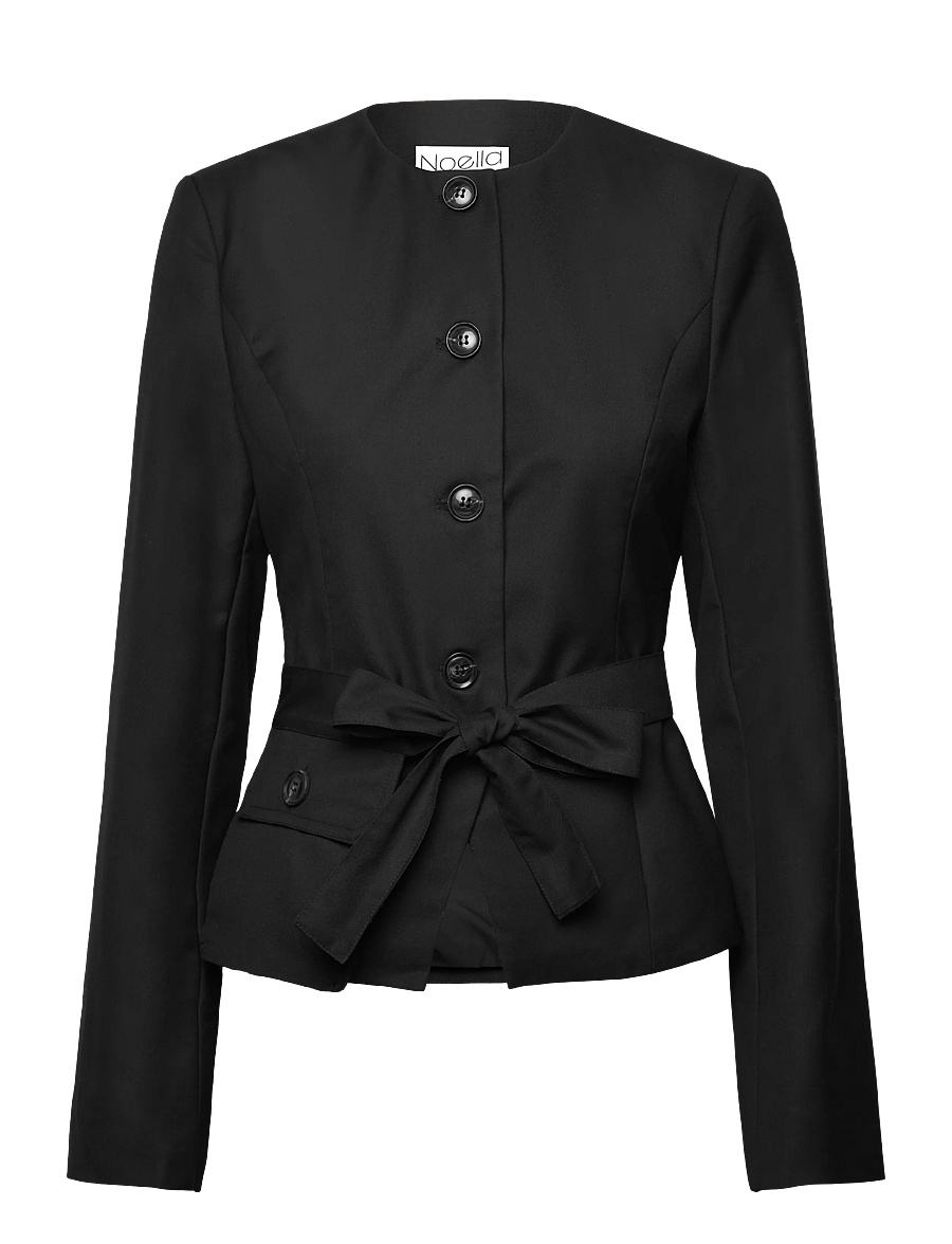 Noella - Kasaundra LS Blazer - vööga pintsakud - black - 1