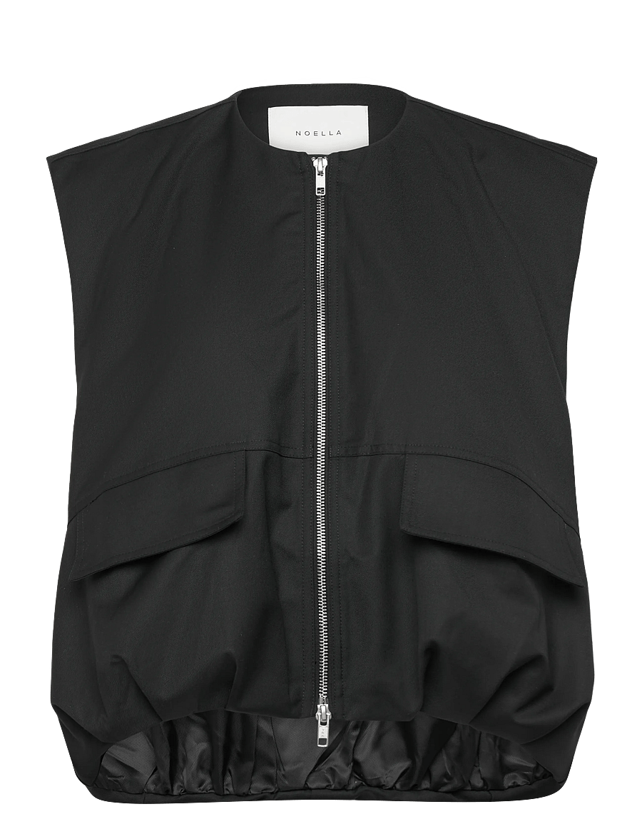 Noella - N-Melany Vest - waistcoats - black - 1