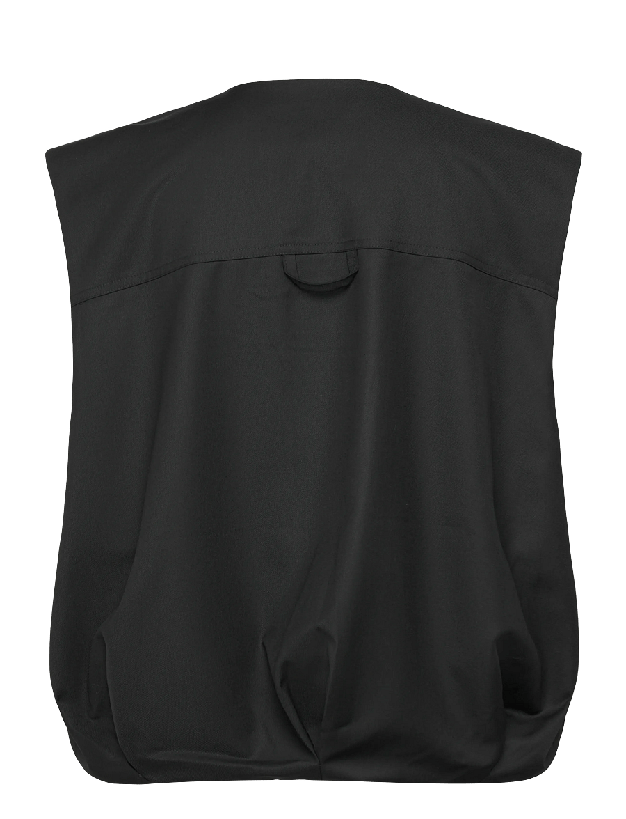 Noella - N-Melany Vest - waistcoats - black - 2