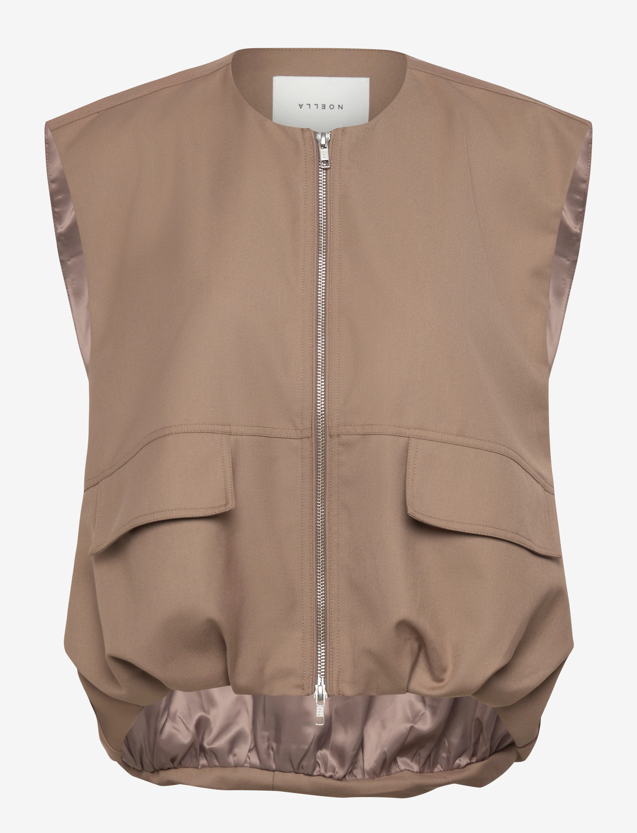 Noella - N-Melany Vest - veste - timber brown - 1