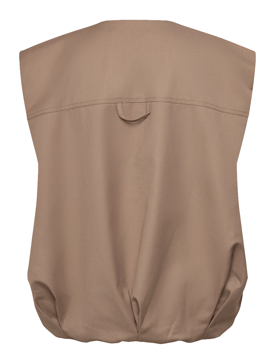 Noella - N-Melany Vest - Ülikonna vestid - timber brown - 2