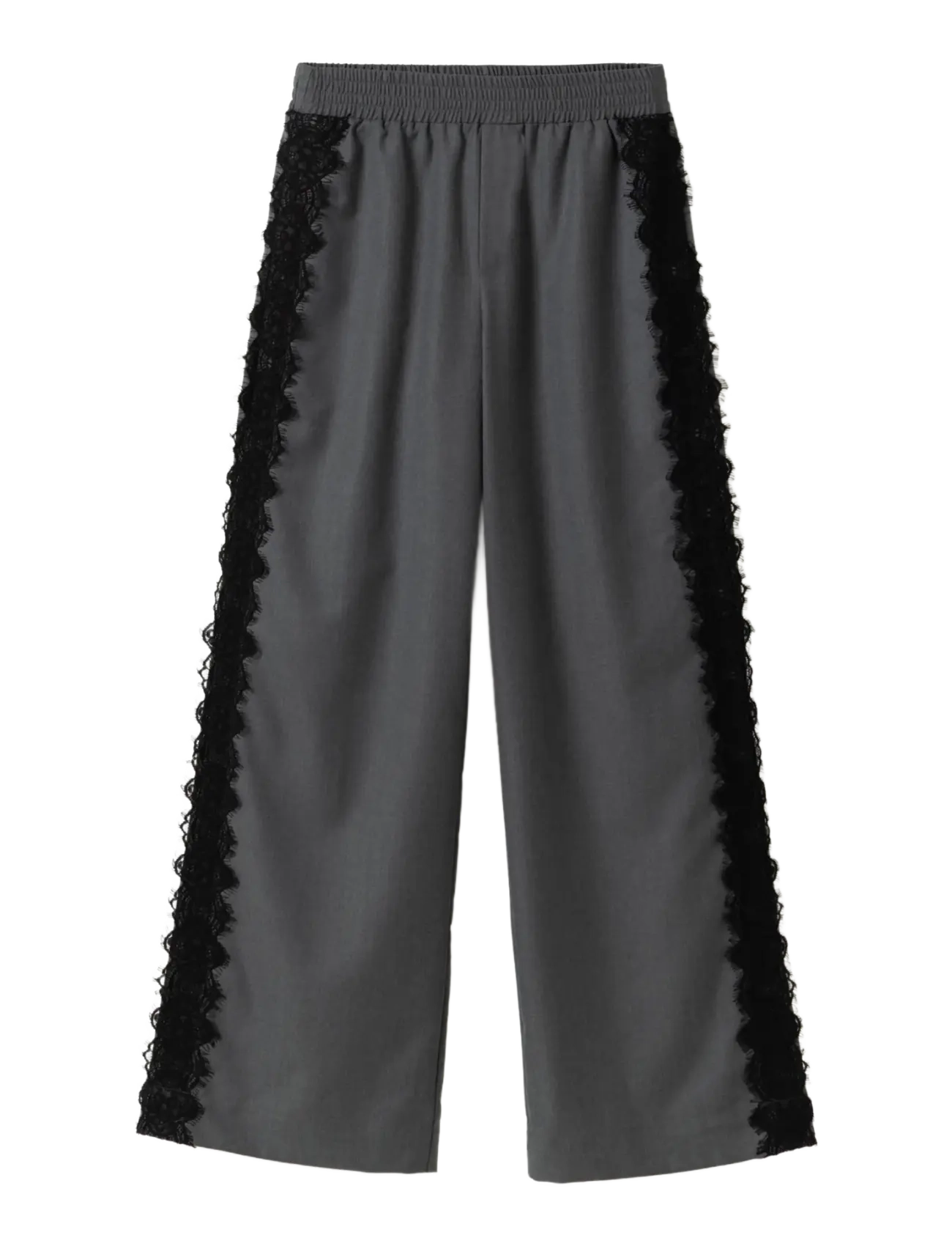 Noella - N-Mai MW Pants - culottes - charcoal mel. - 1