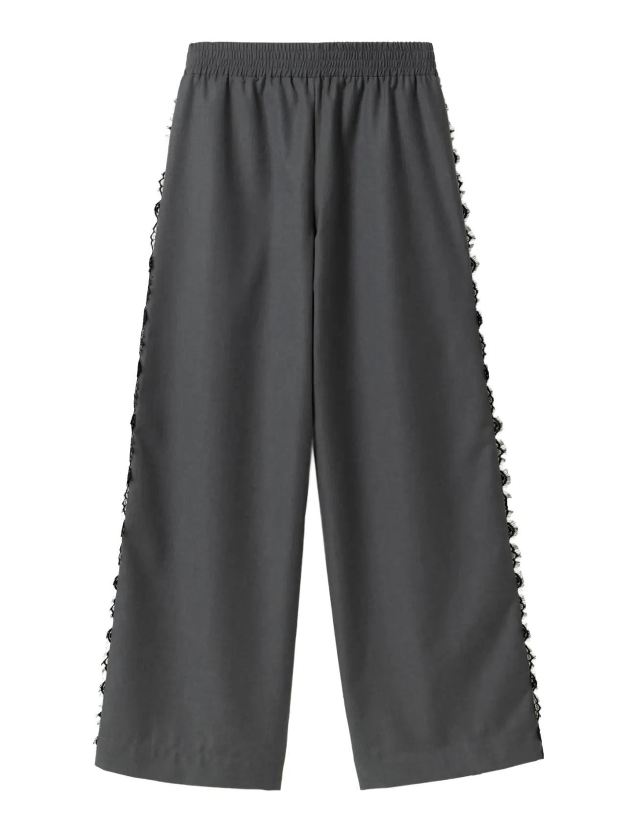 Noella - N-Mai MW Pants - culottes - charcoal mel. - 2