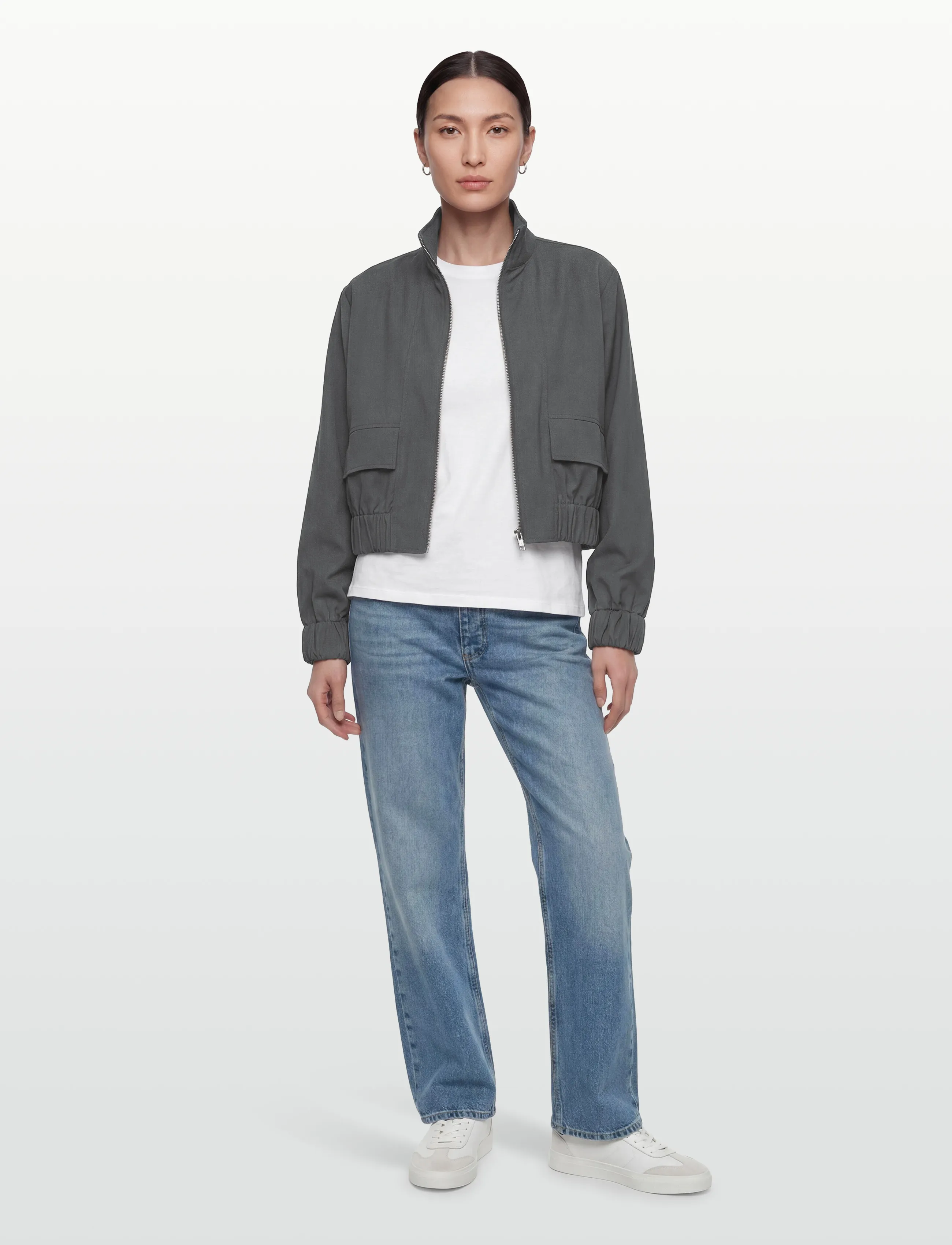 Noella N-Marcia Jacket - Jacken - CHARCOAL MEL. / grey