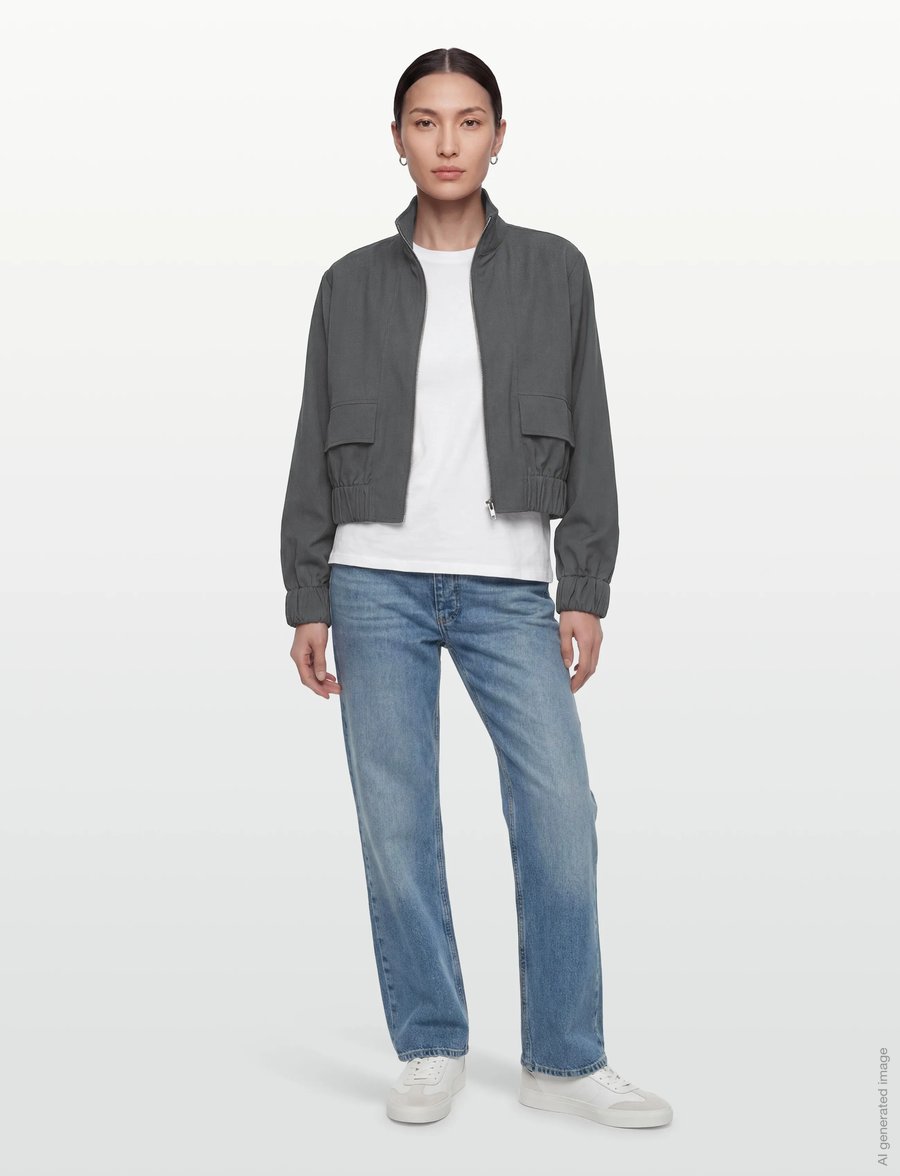 Noella - N-Marcia Jacket - vestes de printemps - charcoal mel. - 0