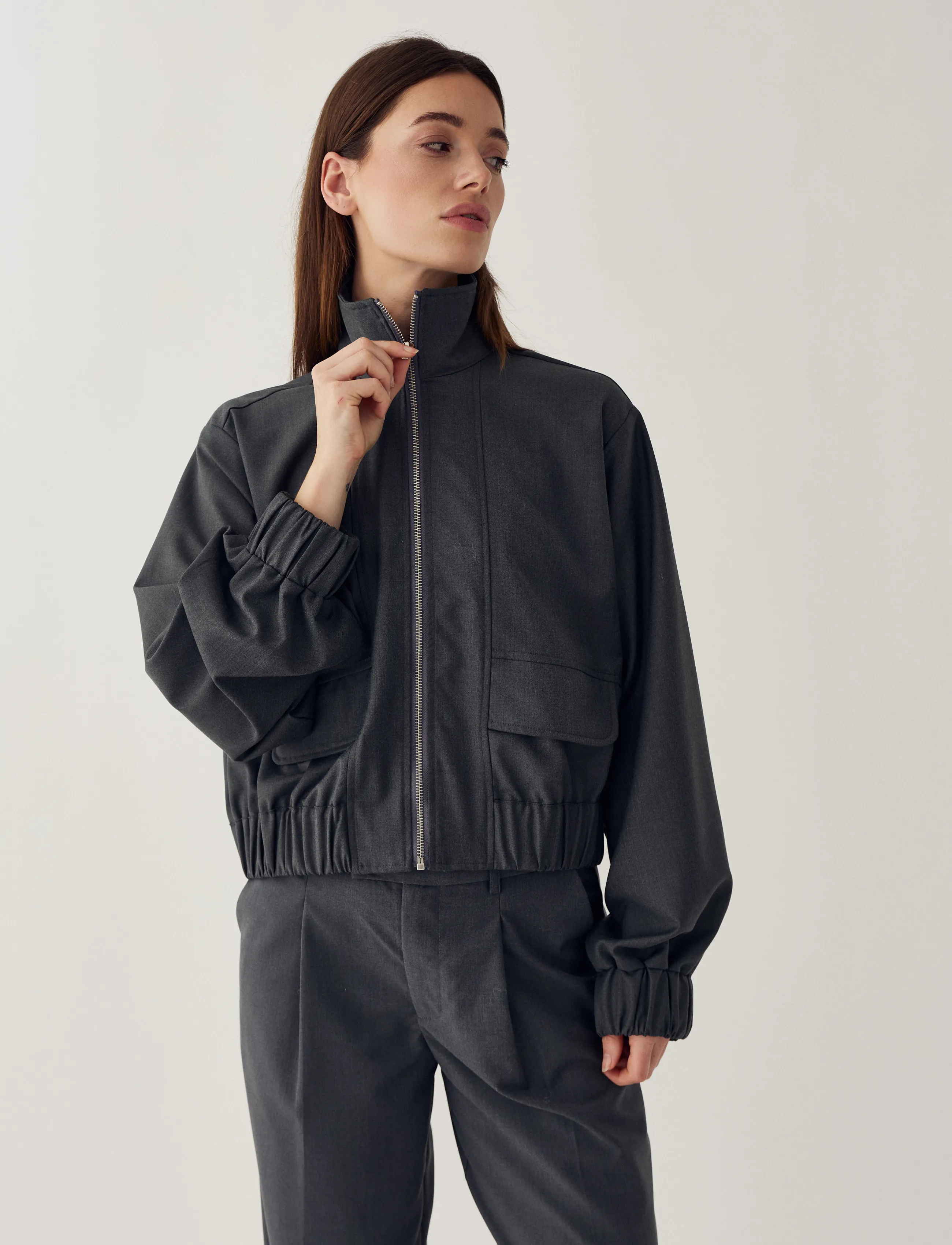 Noella N-Marcia Jacket - Fashion Trends - CHARCOAL MEL. / grey