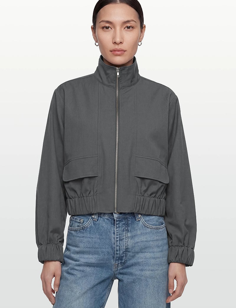 Noella - N-Marcia Jacket - frühlingsjacken - charcoal mel. - 3