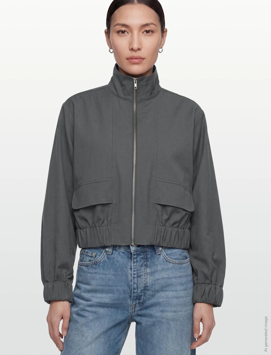 Noella - N-Marcia Jacket - vestes de printemps - charcoal mel. - 3