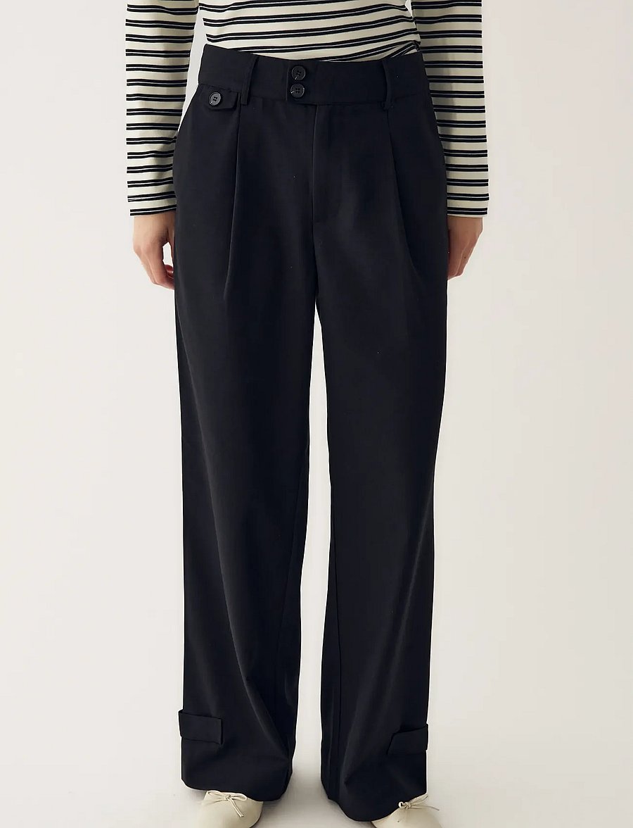 Noella - Joann Pants - anzugshosen - black - 0