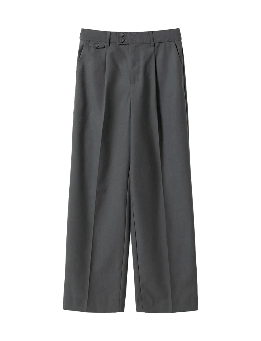 Noella - Joann Pants - anzugshosen - charcoal mel. - 1
