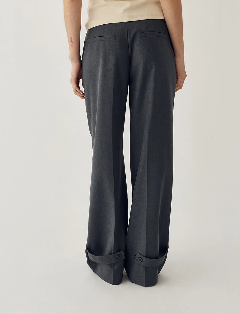 Noella - Joann Pants - formell - charcoal mel. - 5