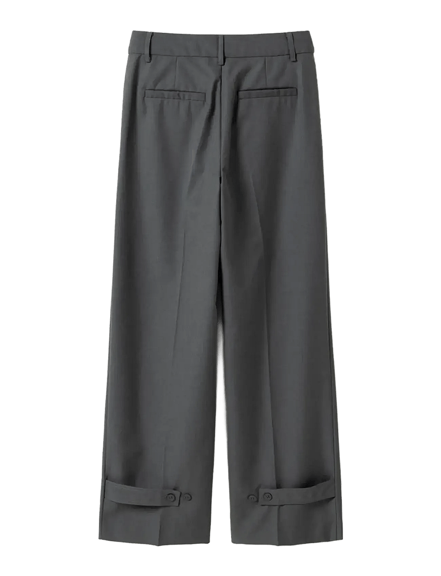 Noella - Joann Pants - anzugshosen - charcoal mel. - 2