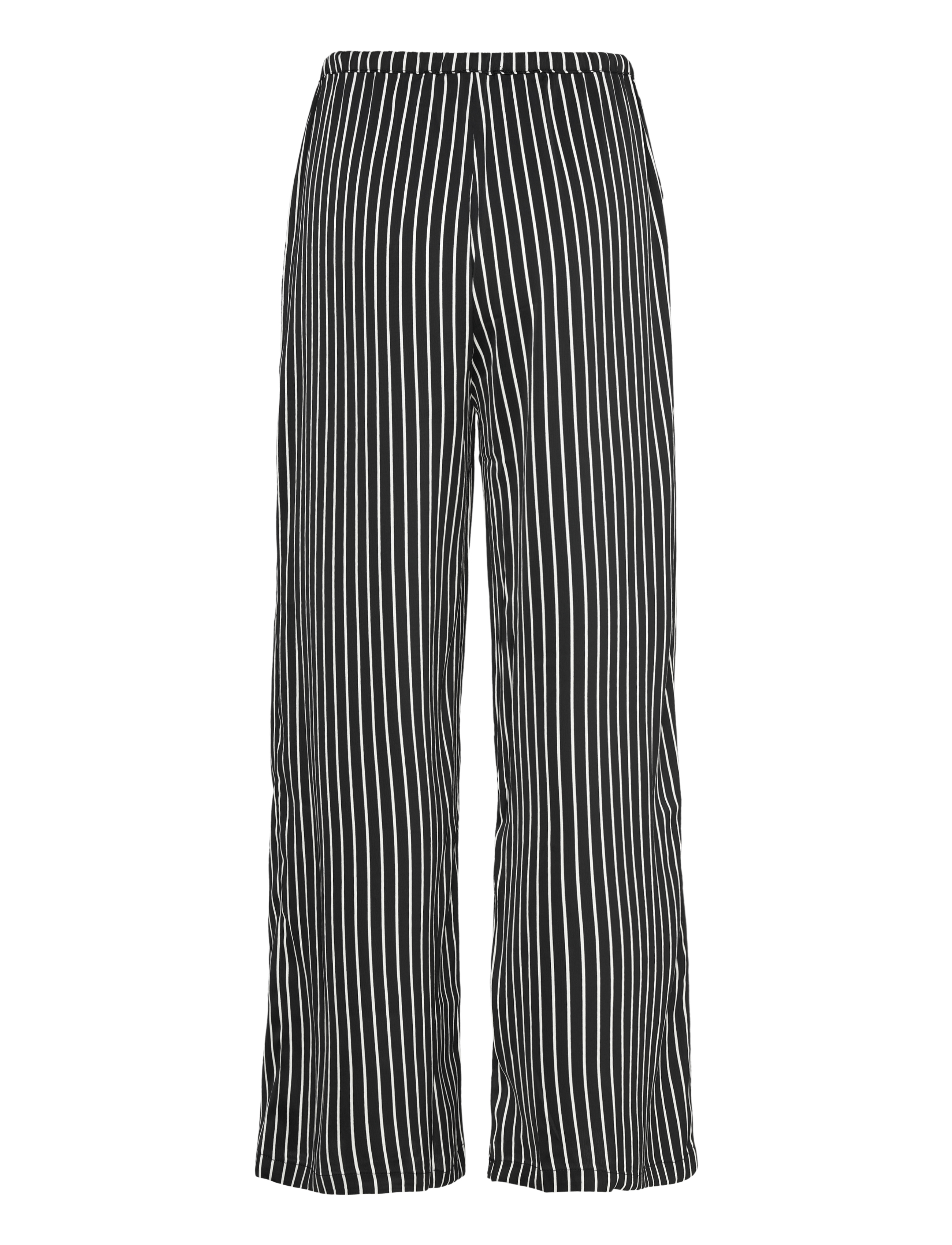 Noella - Samira Pants - hosen mit weitem bein - taya black stripe - 2