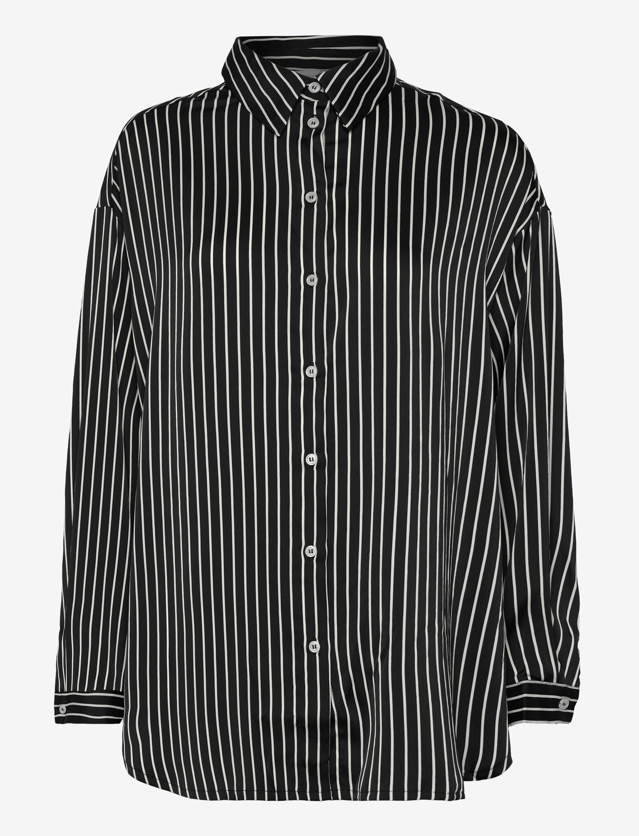Noella - Suri Shirt - langærmede skjorter - taya black stripe - 0