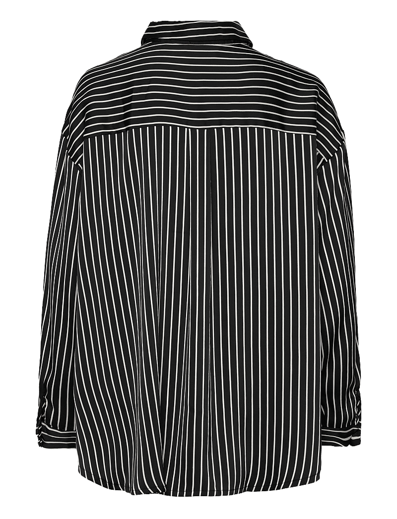 Noella - Suri Shirt - långärmade skjortor - taya black stripe - 1
