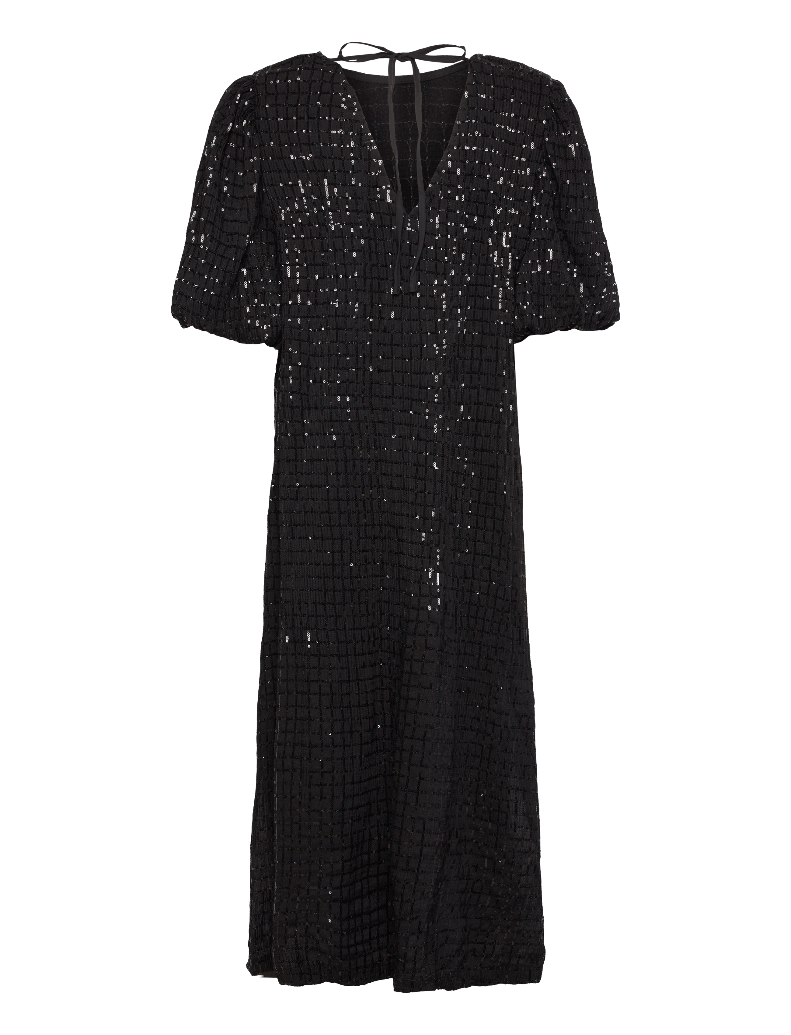 Noella - Scarlet Long Dress - pailletkjoler - black - 2