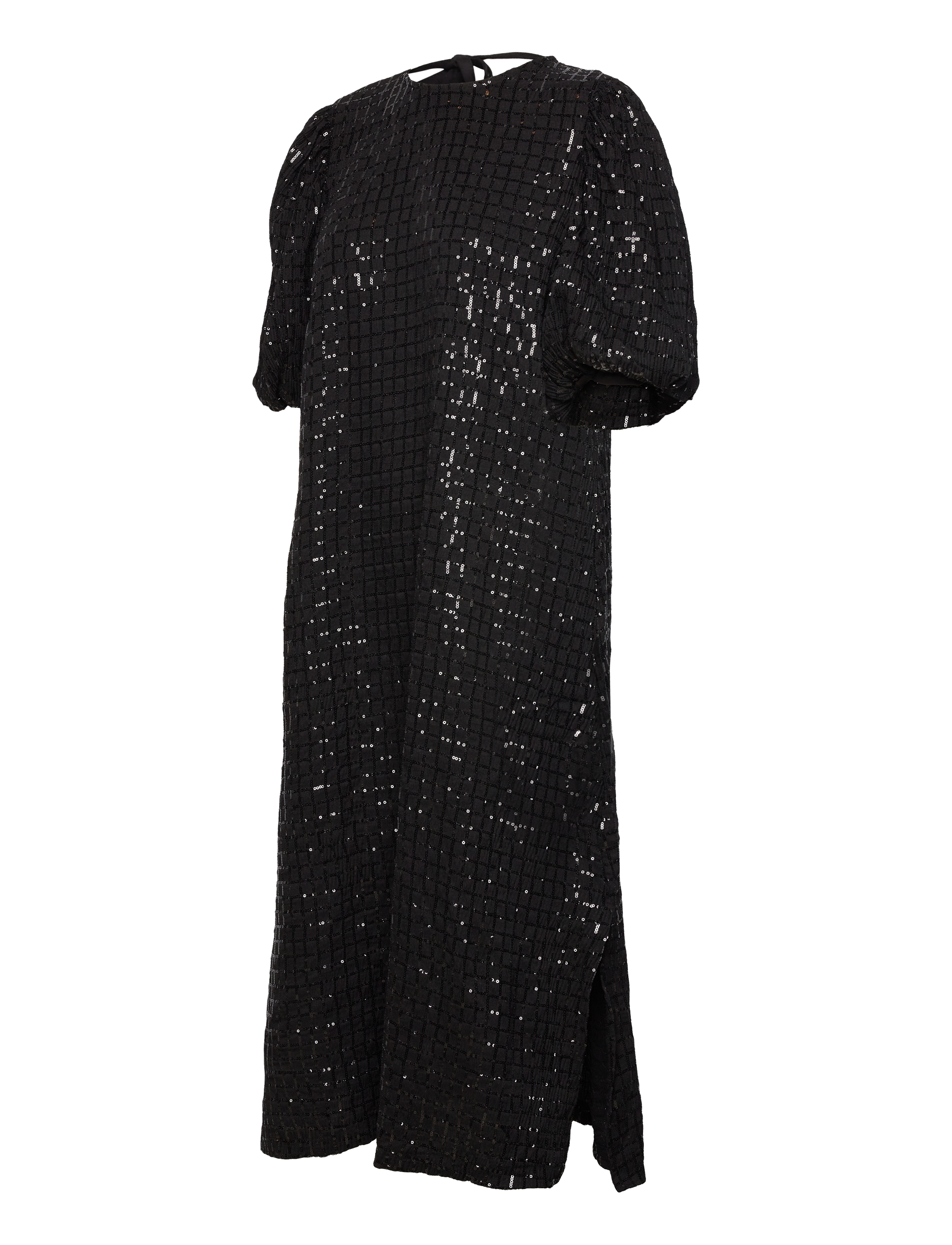 Noella - Scarlet Long Dress - pailletkjoler - black - 4