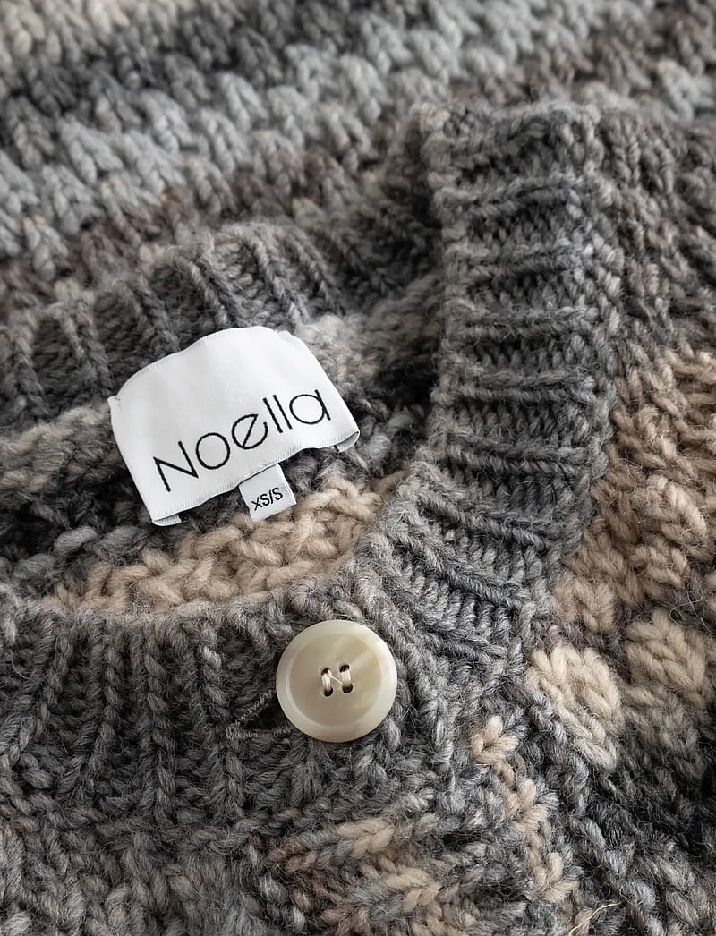 Noella - Kae Knit Cardigan - cardigans - light grey mix - 4
