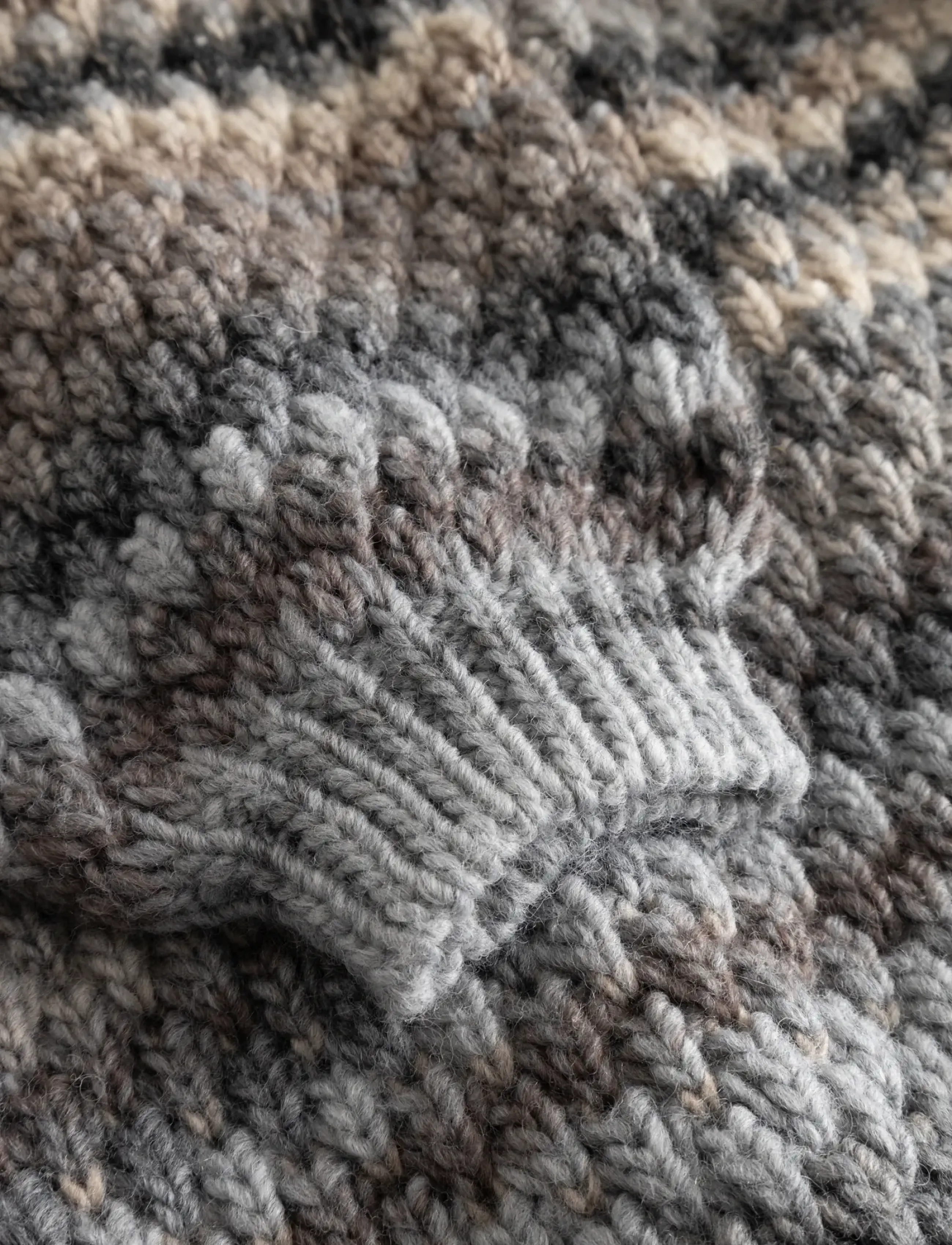 Noella - Kae Knit Cardigan - koftor - light grey mix - 5