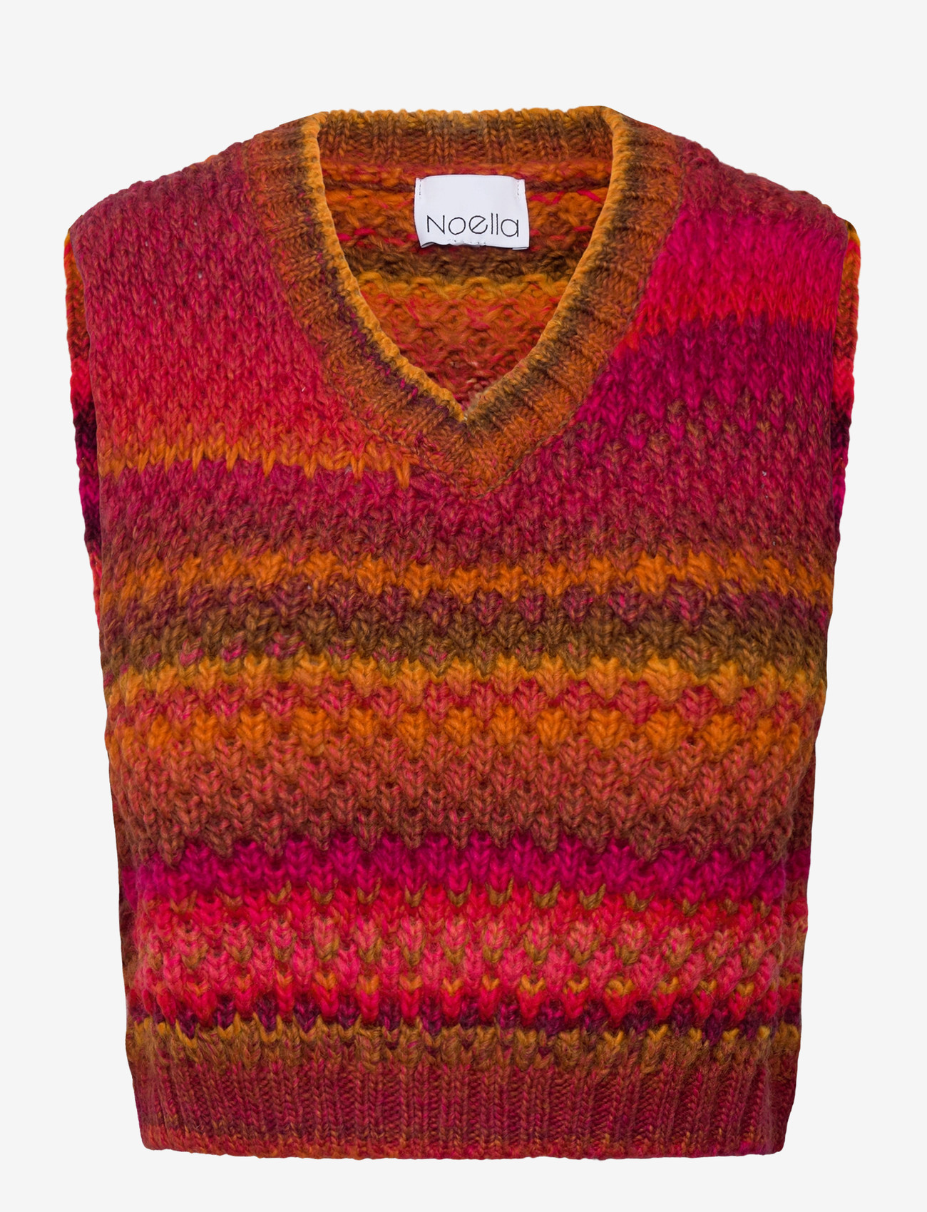 Noella - Gio Knit Vest - gestrickte westen - berry mix - 0