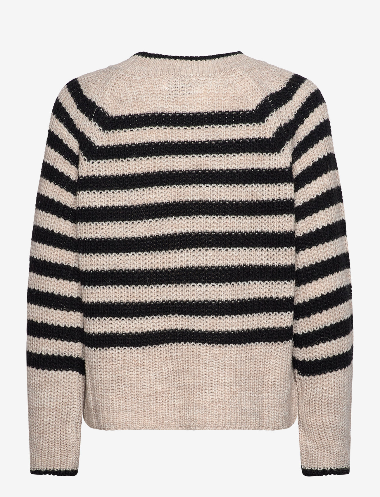 Noella - Juliette Knit - sügisesed riided - black/sugar stripe - 1