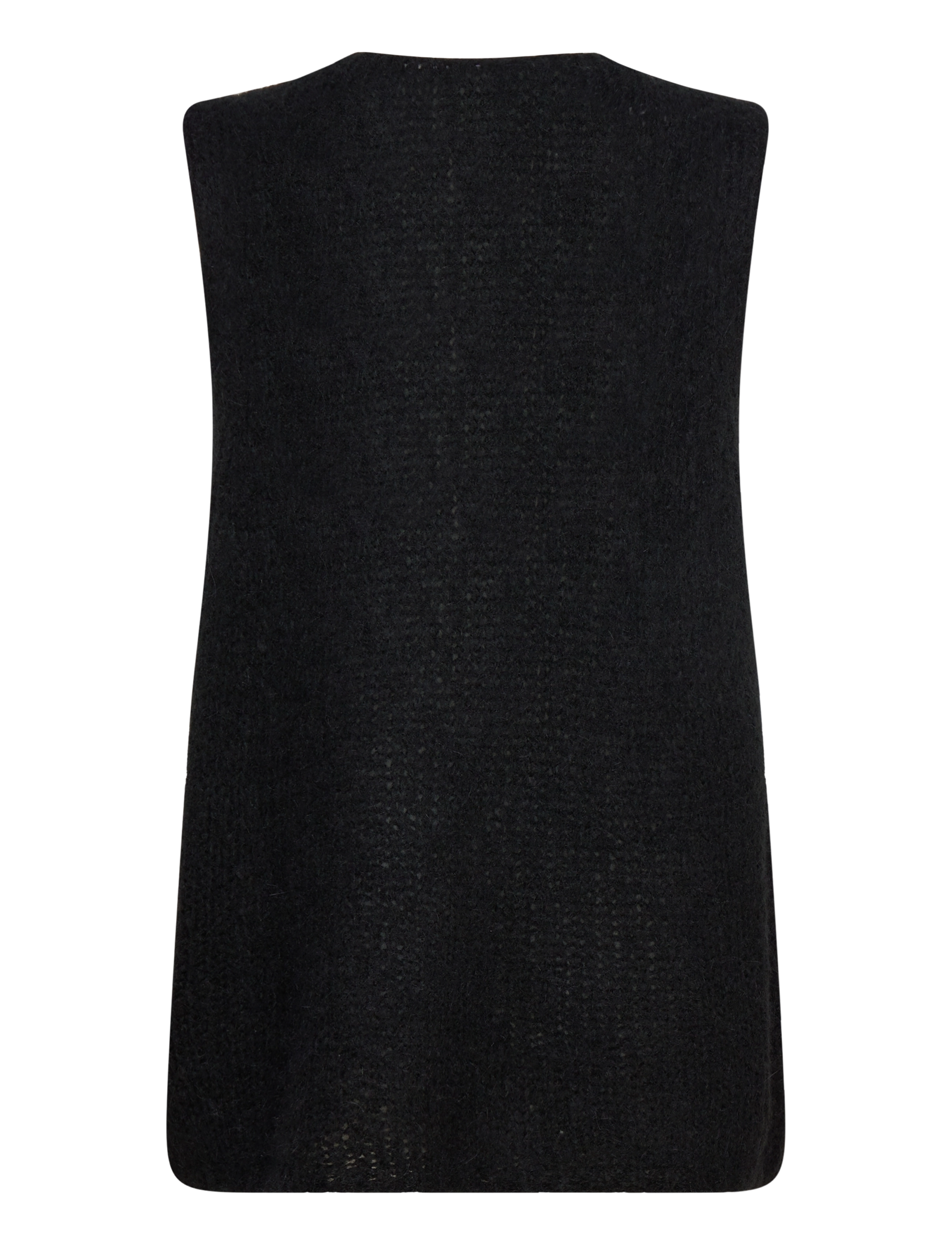 Noella - Jacey Knit Vest - strikveste - black - 1