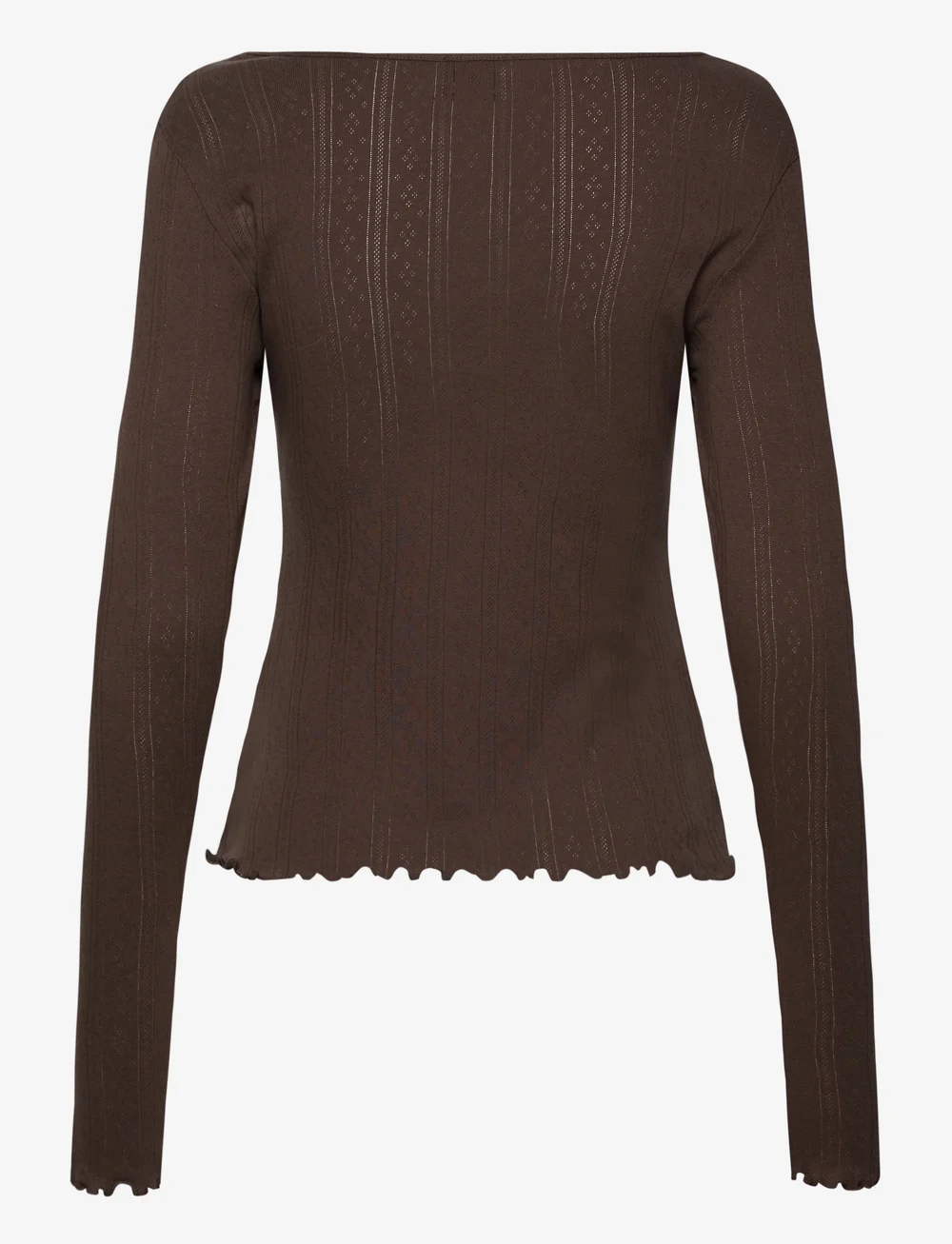 Noella - Karmia Top - langärmlige tops - chocolate - 1