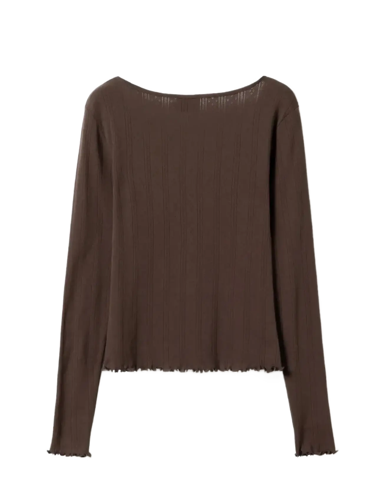 Noella - Karmia Top - langärmlige tops - chocolate - 2