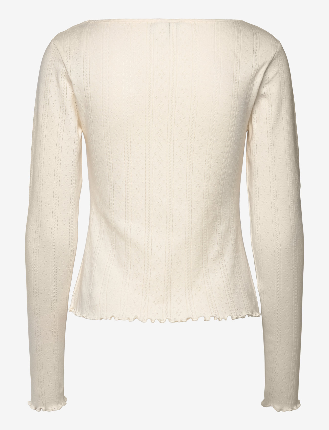 Noella - Karmia Top - langærmede toppe - ivory - 2