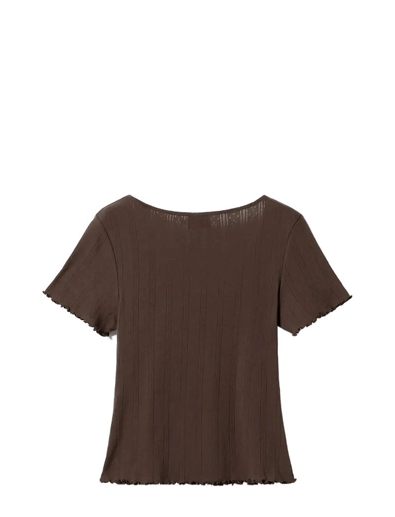 Noella - Julietta Top - t-shirts - chocolate - 2